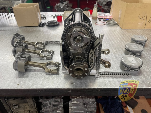 Porsche 997 Carrera motorschade Piessens, reparatie en upgrade bij Albert Motorsport