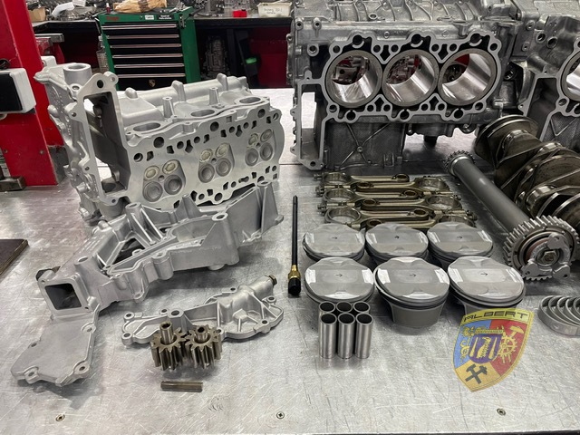 Porsche 997 Carrera motorschade Piessens, reparatie en upgrade bij Albert Motorsport