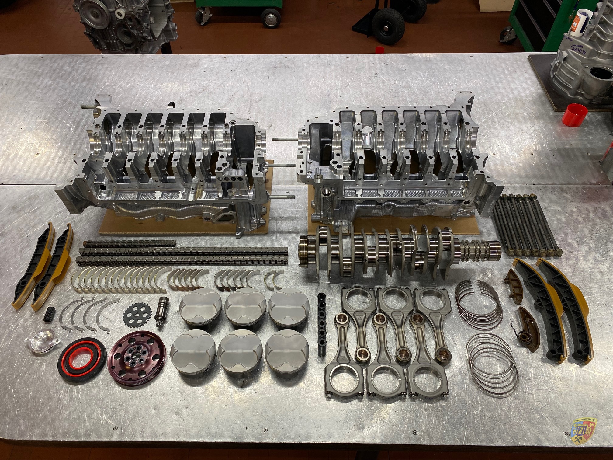 Porsche 991 R 2016 Motor und Getriebe Revision bei Albert Motorsport