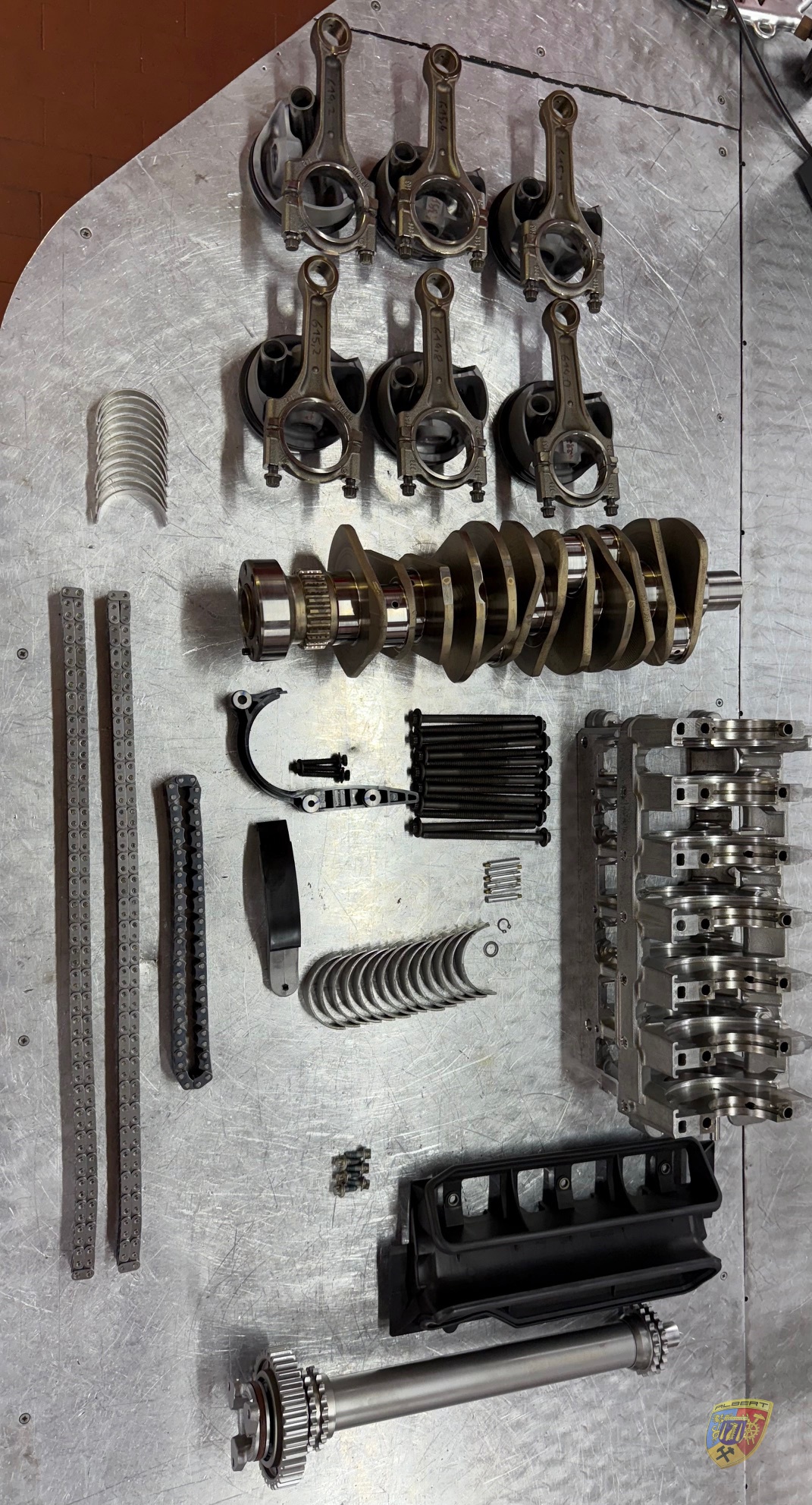 Porsche 997 Carrera Motorschaden Janz Reparatur bei Albert Motorsport