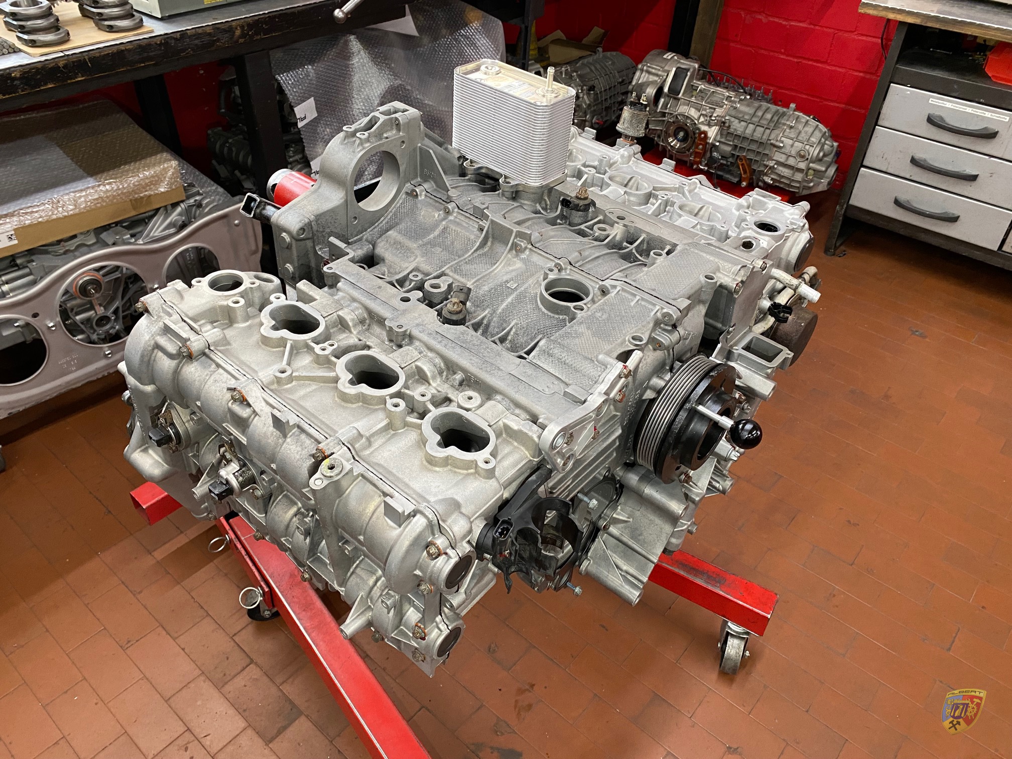 Porsche 997 Carrera Motorschaden Janz Reparatur bei Albert Motorsport