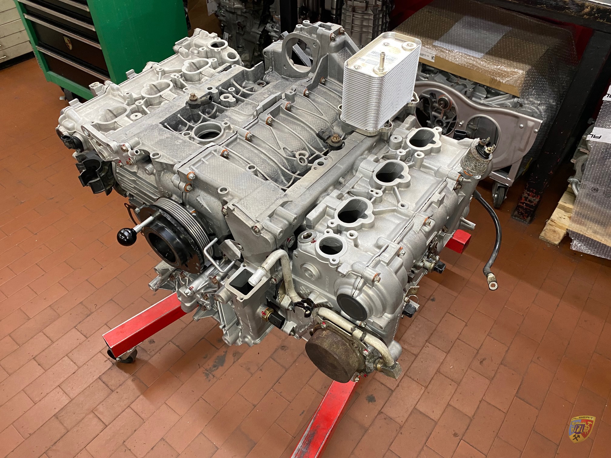 Porsche 997 Carrera Motorschaden Janz Reparatur bei Albert Motorsport