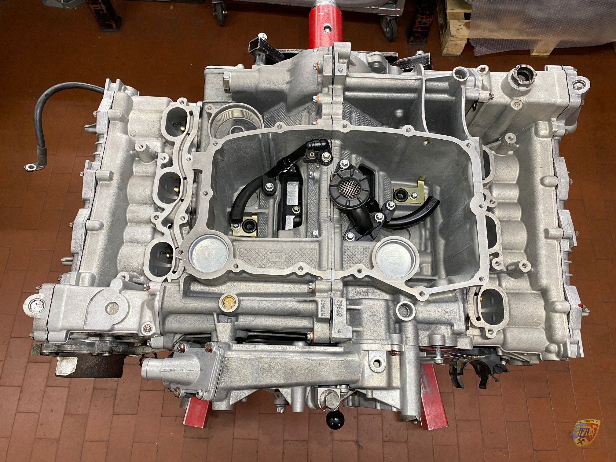 Porsche 997 Carrera Motorschaden Janz Reparatur bei Albert Motorsport