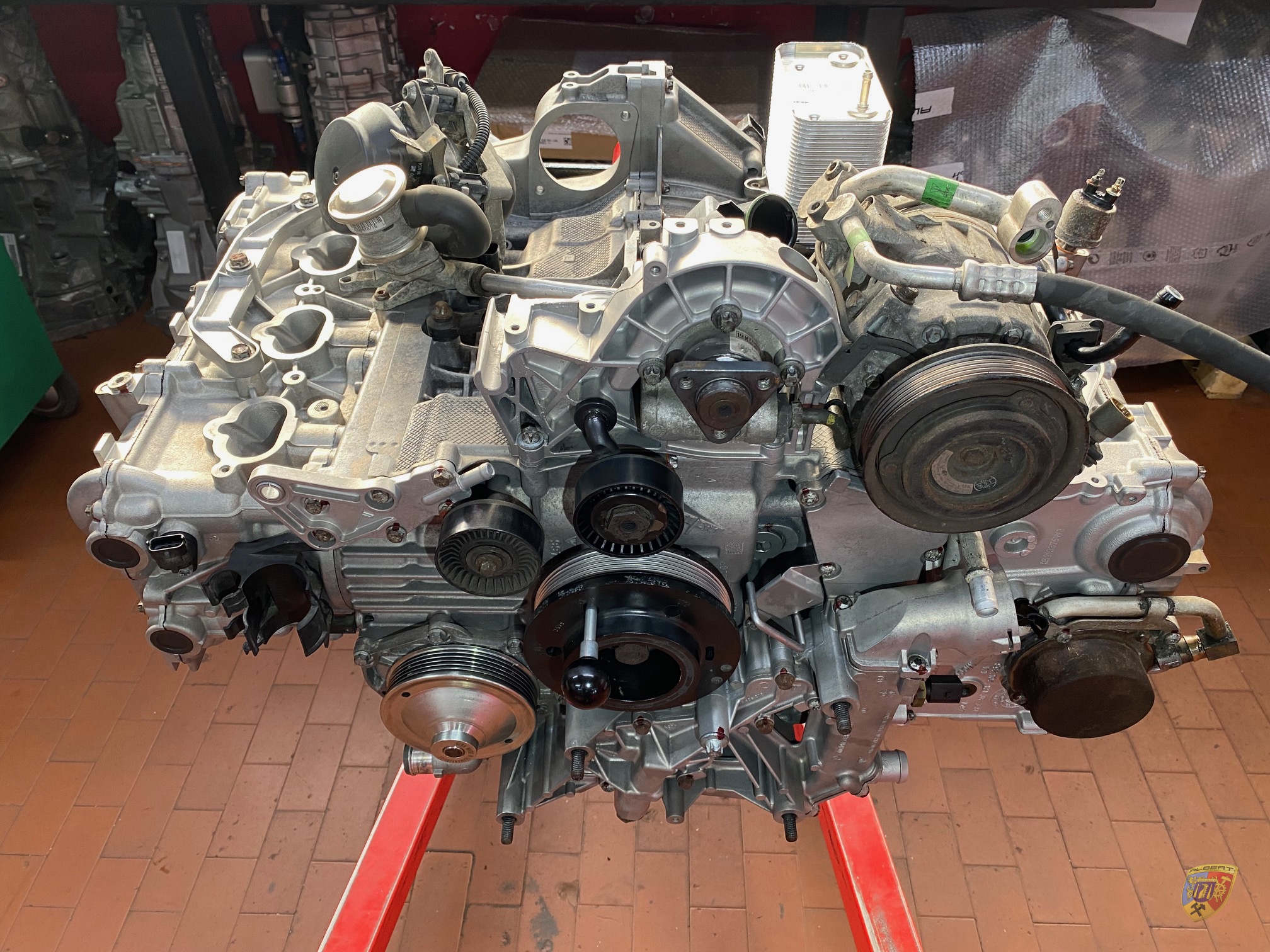 Porsche 997 Carrera Motorschaden Janz Reparatur bei Albert Motorsport