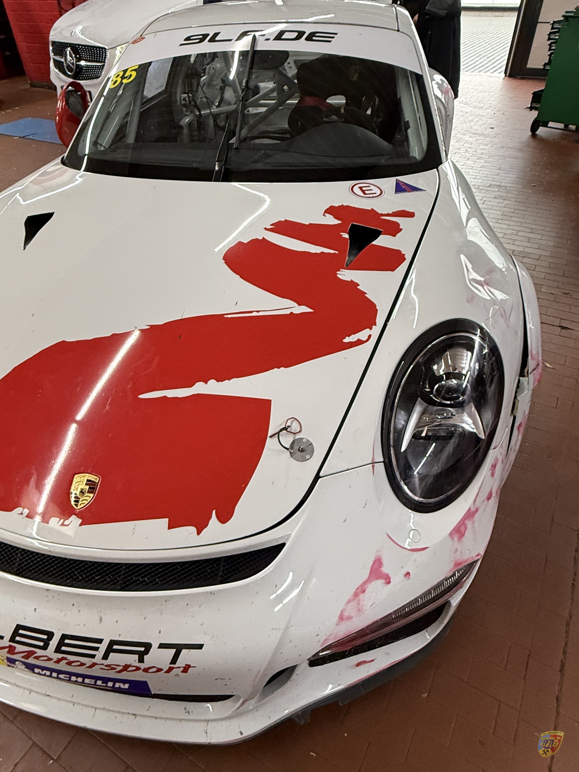 Porsche 991 GT3 Cup Unfallschaden Haag Spa