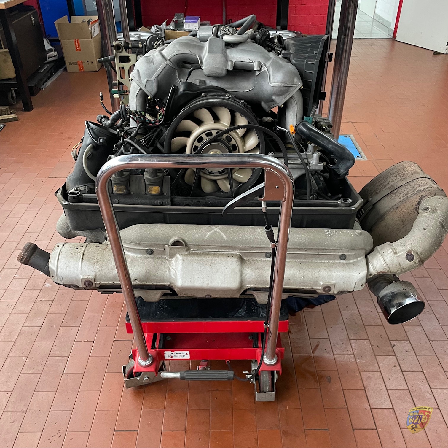 Porsche 993 Carrera Motor Öl - Undichtigkeiten beseitigen