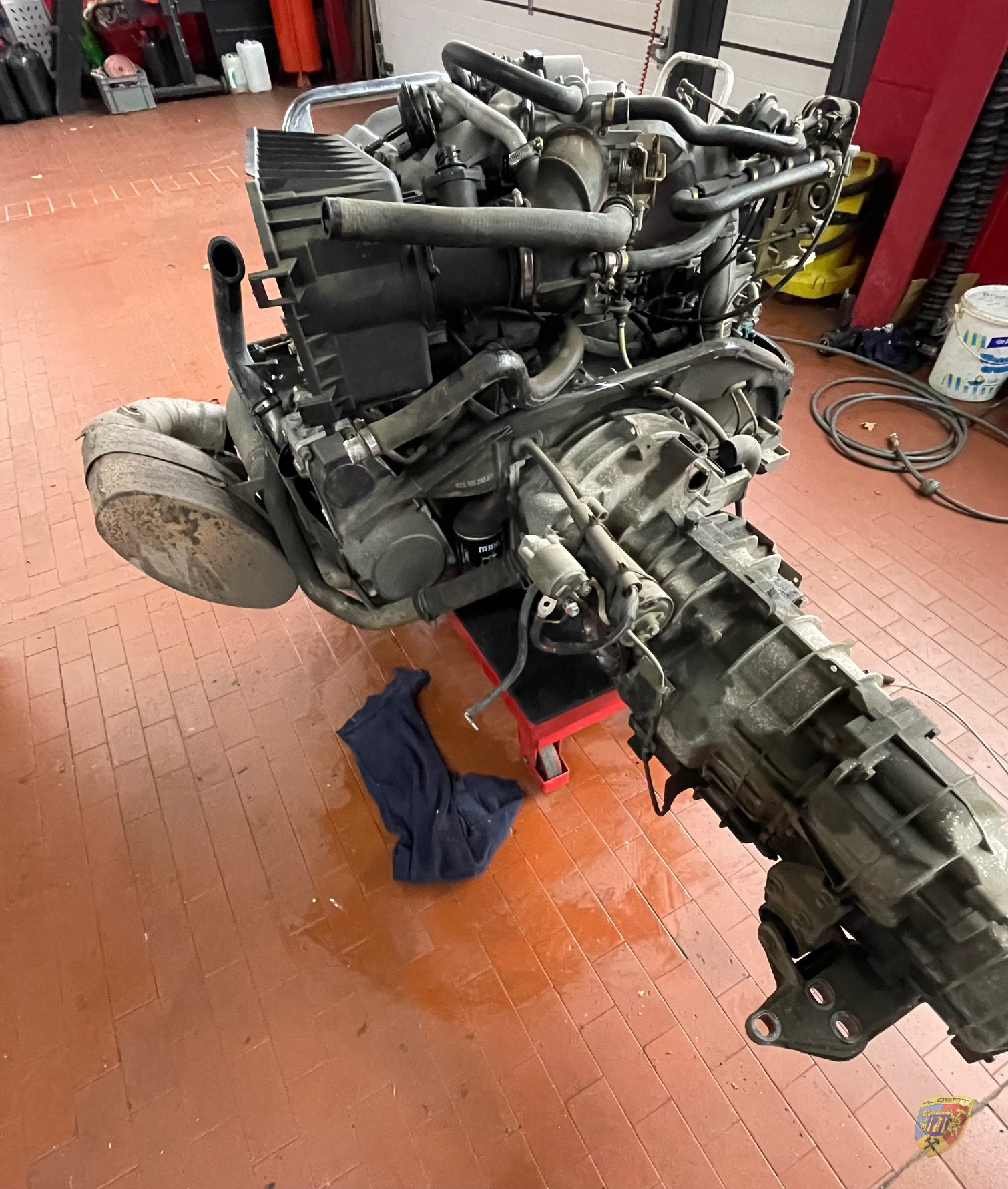 Porsche 993 Carrera Motor Öl - Undichtigkeiten beseitigen