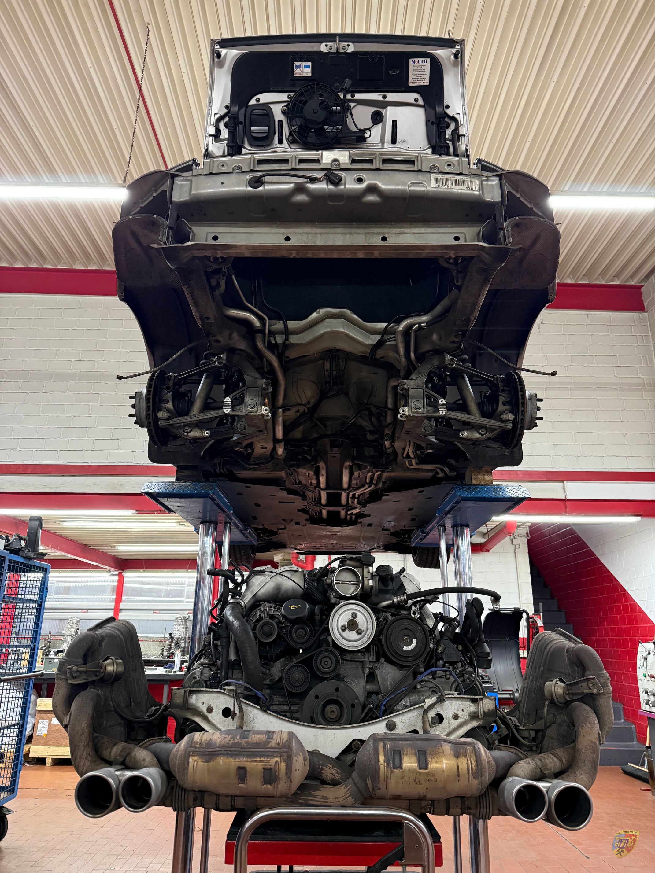 Porsche 997 Wasserboxer Motorschaden Diehl Reparatur bei Albert Motorsport