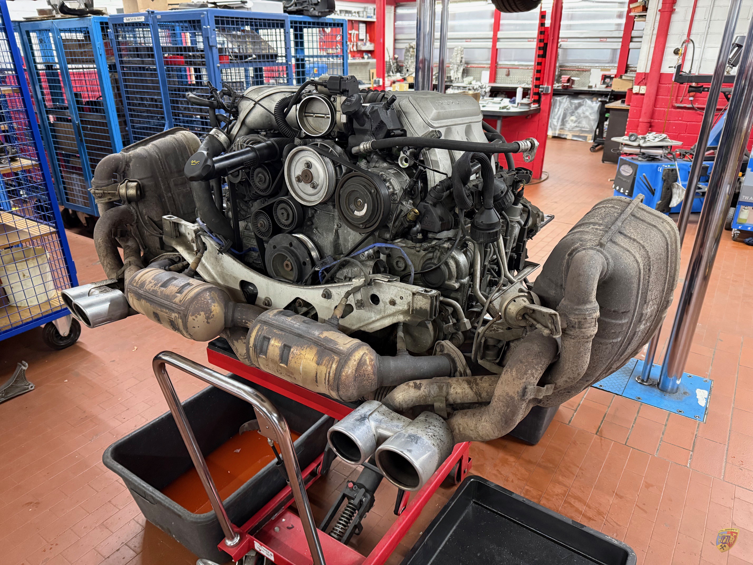 Porsche 997 Wasserboxer Motorschaden Diehl Reparatur bei Albert Motorsport