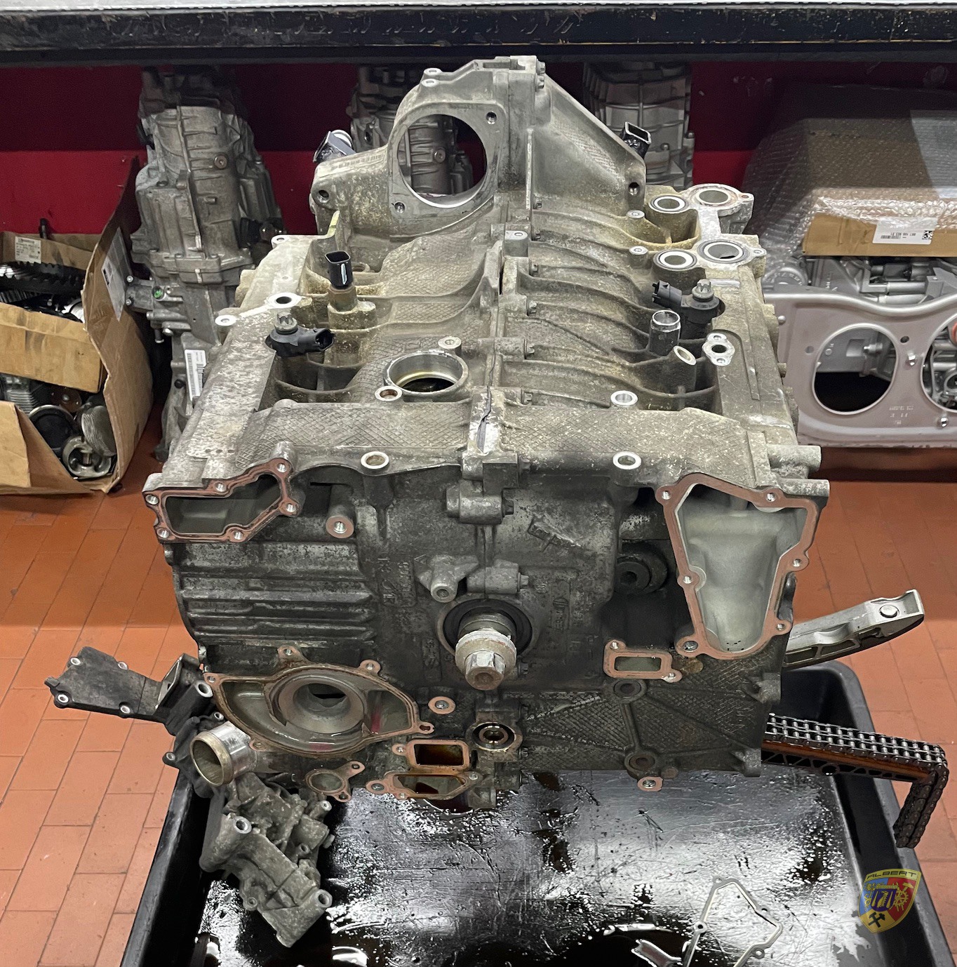 Porsche 997 Carrera NL Wasserboxer Motorschaden Reparatur bei Albert Motorsport