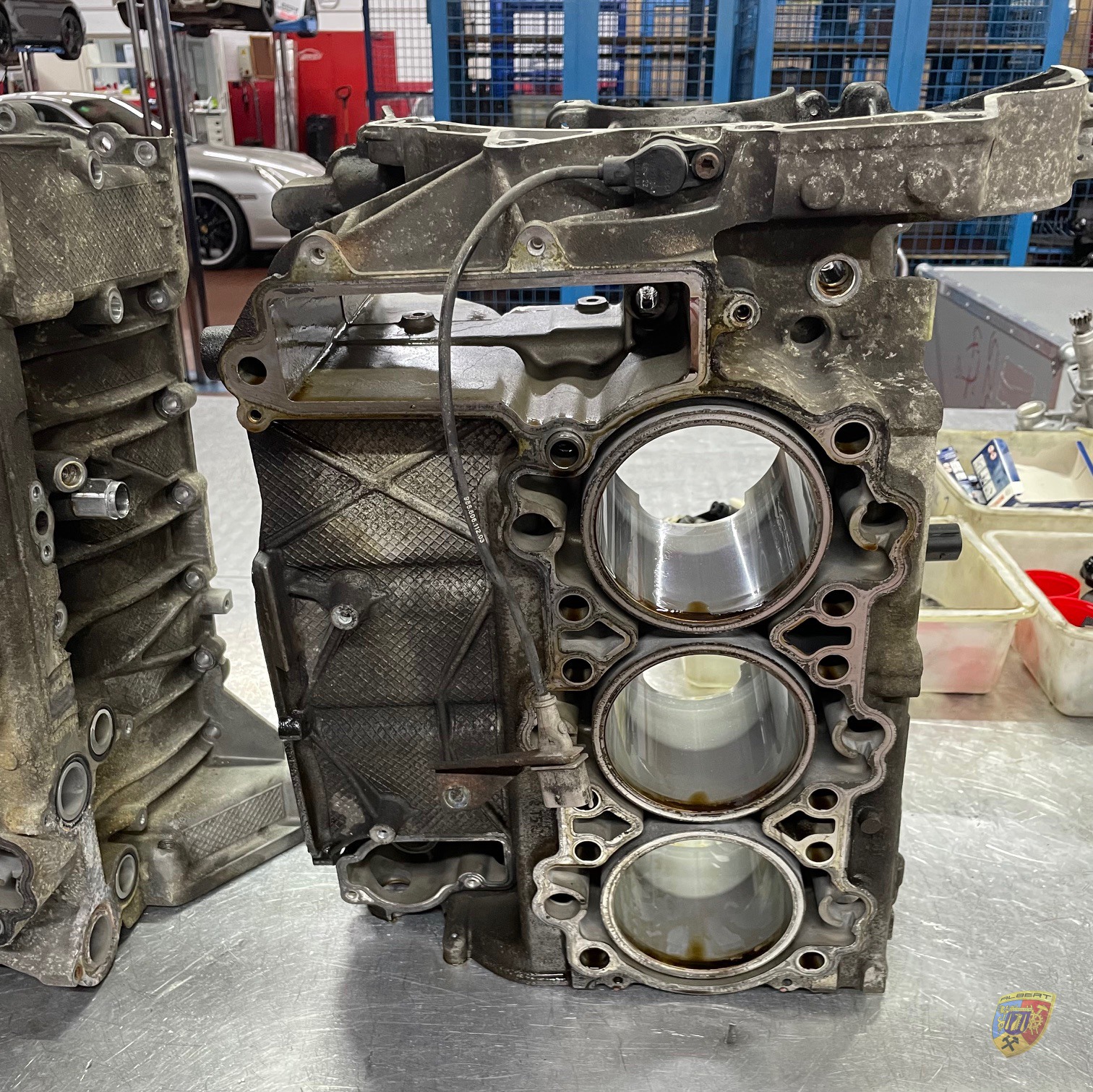 Porsche 997 Carrera NL Wasserboxer Motorschaden Reparatur bei Albert Motorsport