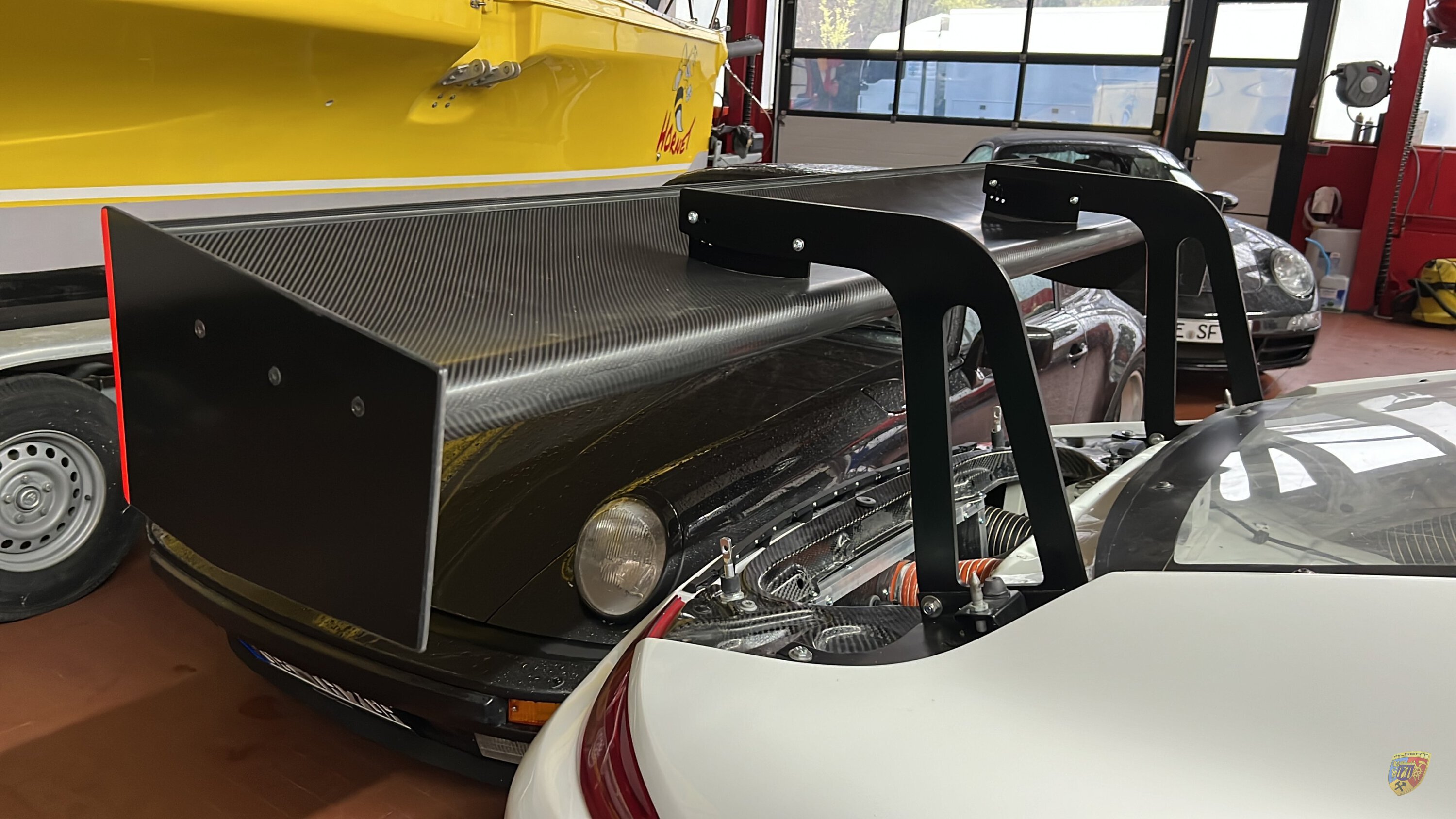 Porsche 991 GT3 Cup AMS Revision Lackierung Aero Modifikationen