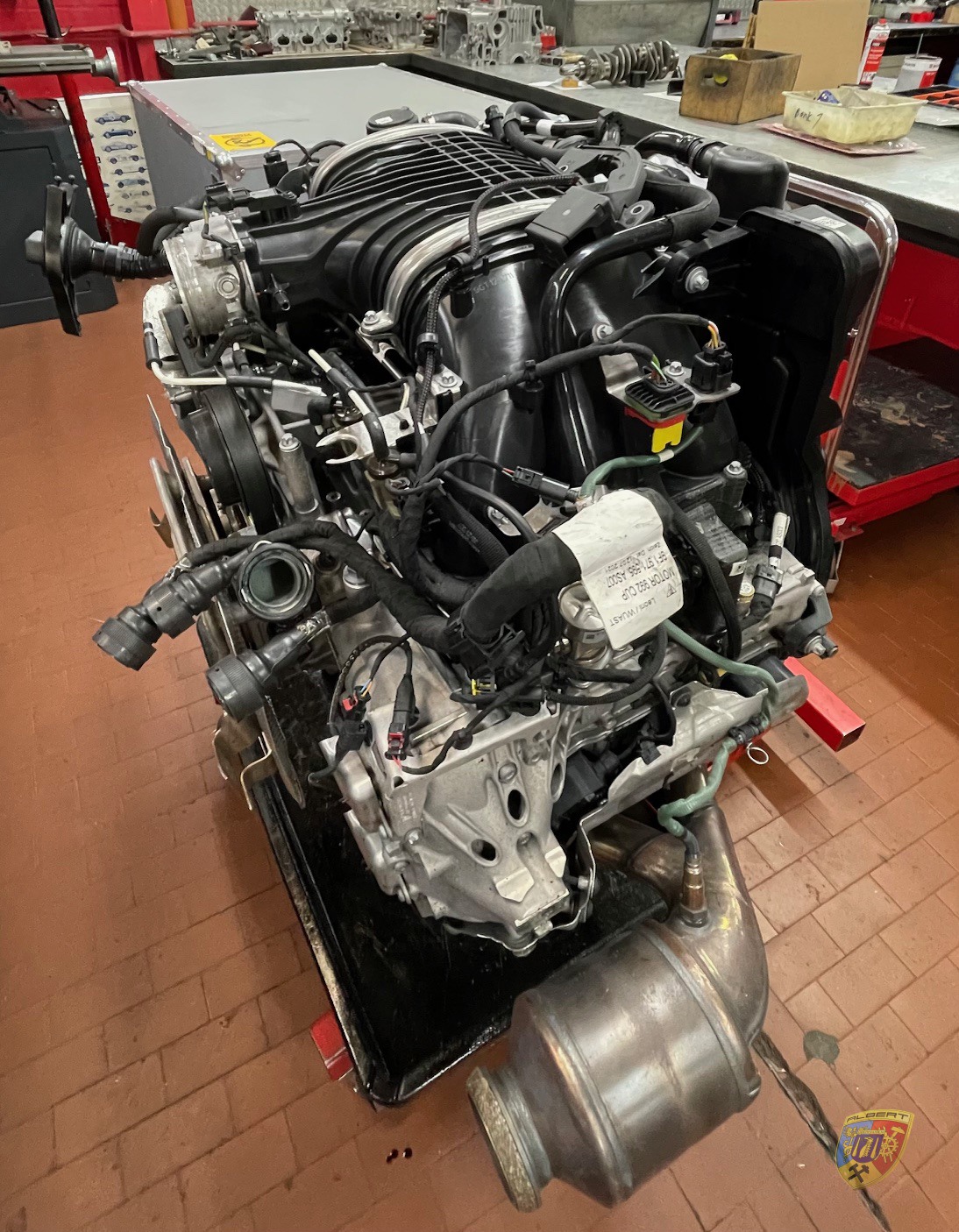 Porsche 992 GT3 Cup Motor Revision ( Notreparatur ) bei Albert Motorsport