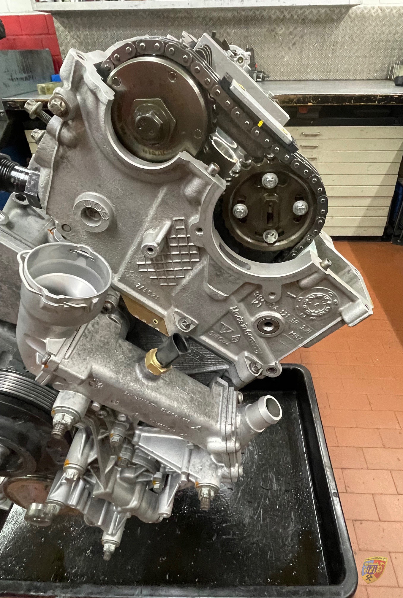 Porsche 997 Carrera NL Wasserboxer Motorschaden Reparatur bei Albert Motorsport