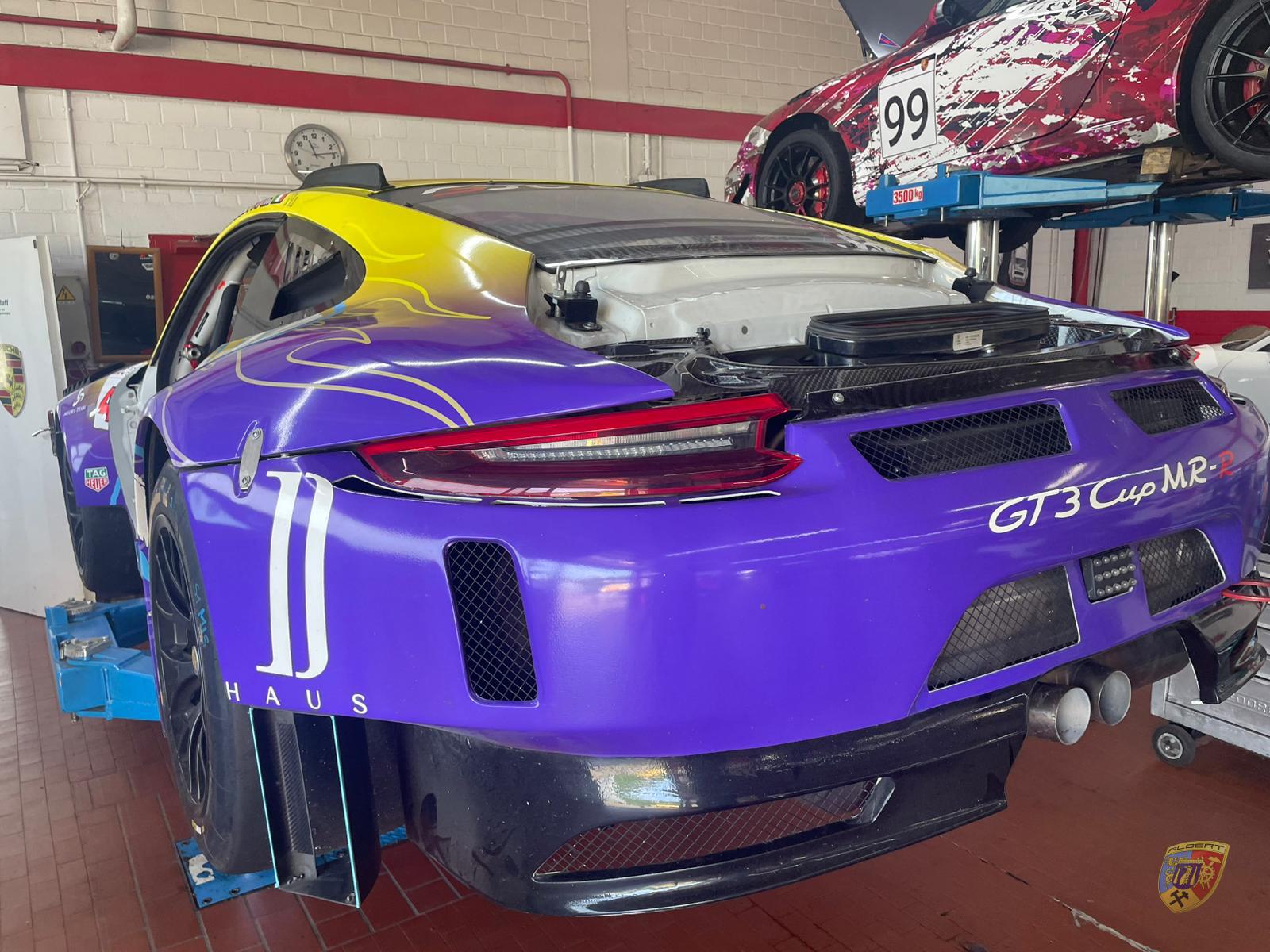 Porsche 991.1 GT3 R - Manthey Garbelotto Motor und Getriebe Revision