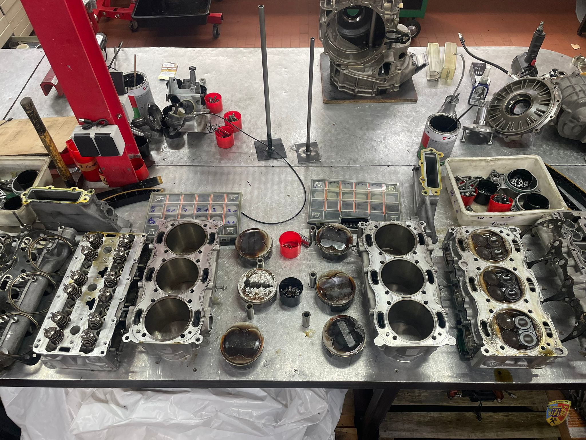 Porsche 991.1 GT3 R - Manthey Garbelotto Motor und Getriebe Revision