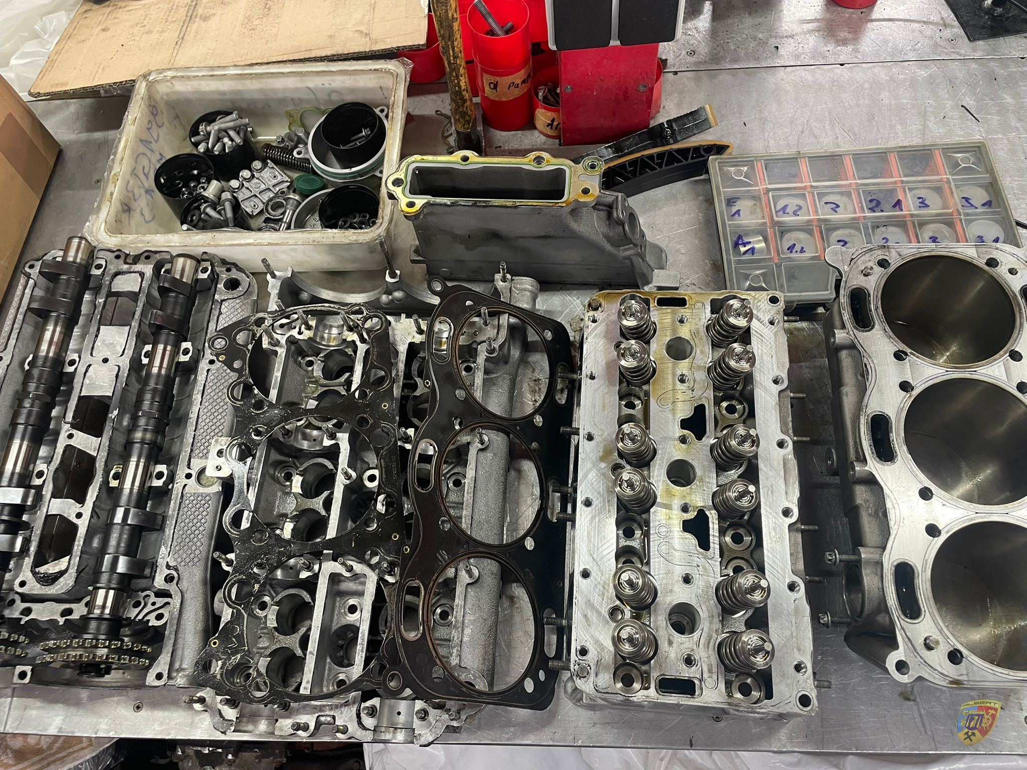 Porsche 991.1 GT3 R - Manthey Garbelotto Motor und Getriebe Revision