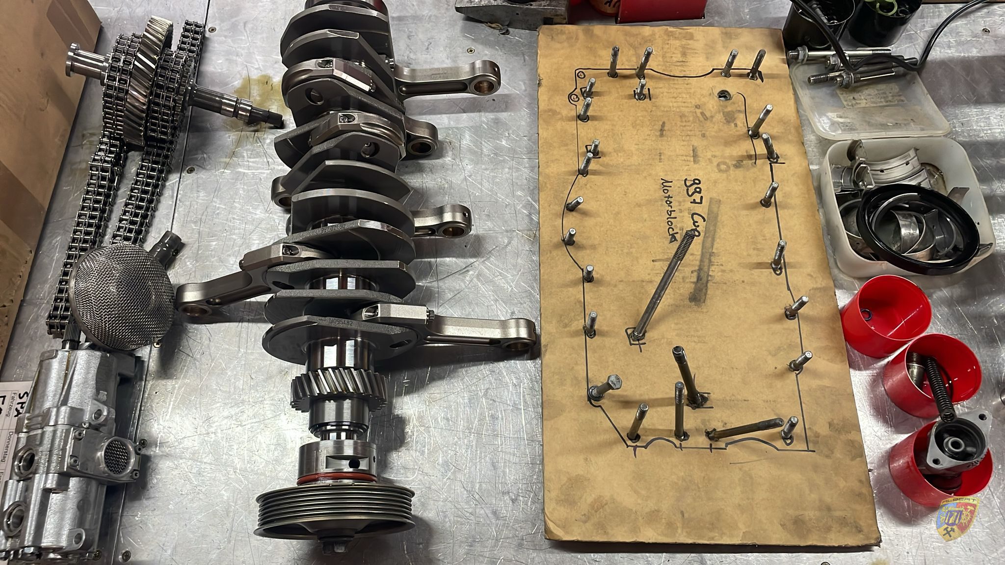 Porsche 991.1 GT3 R - Manthey Garbelotto Motor und Getriebe Revision