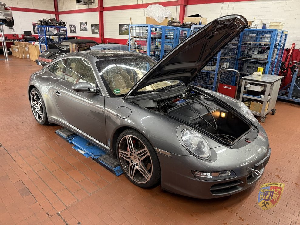 Porsche 997 Carrera 4 S Targa Motorschaden Reparatur bei Albert Motorsport