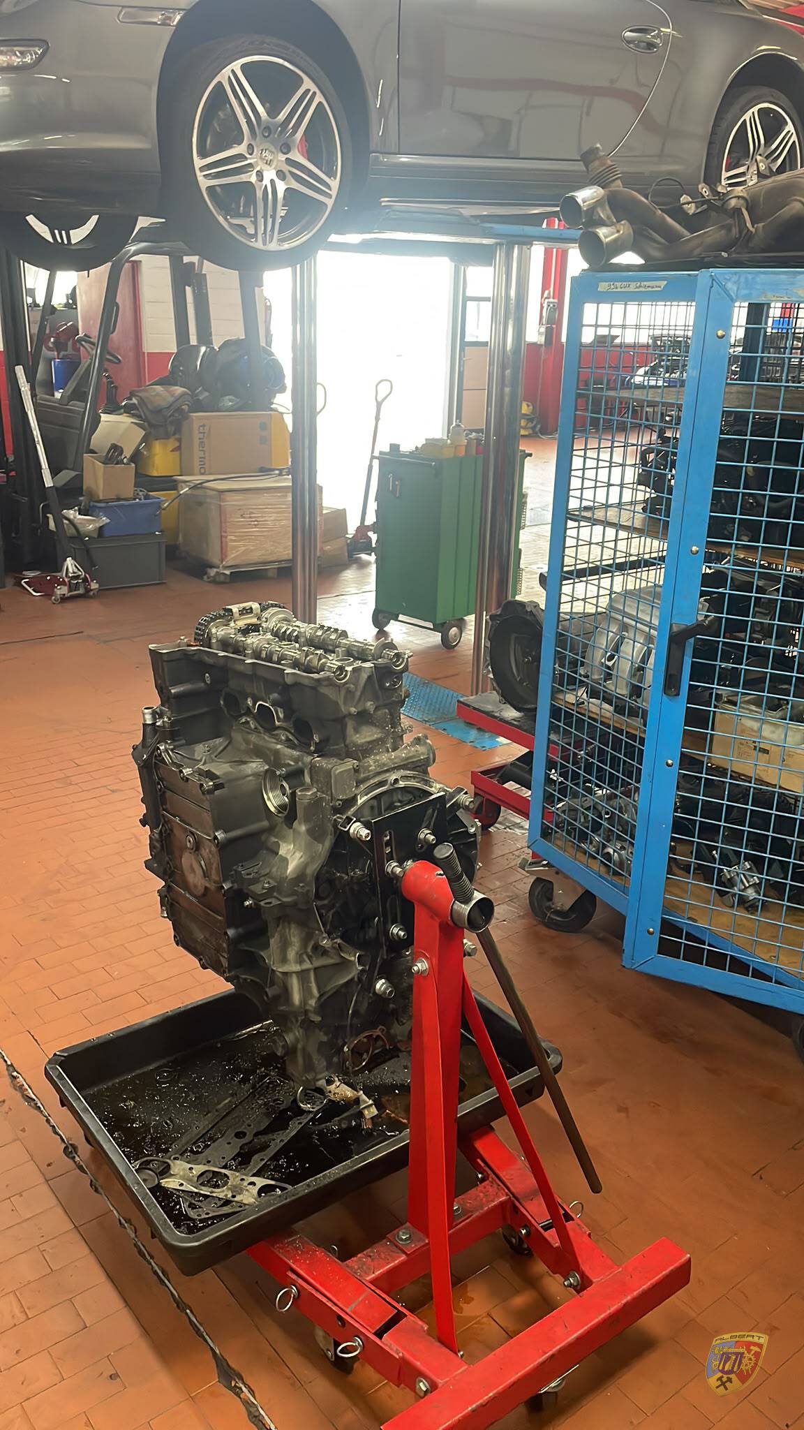 Porsche 997 Carrera 4 S Targa Motorschaden Reparatur bei Albert Motorsport