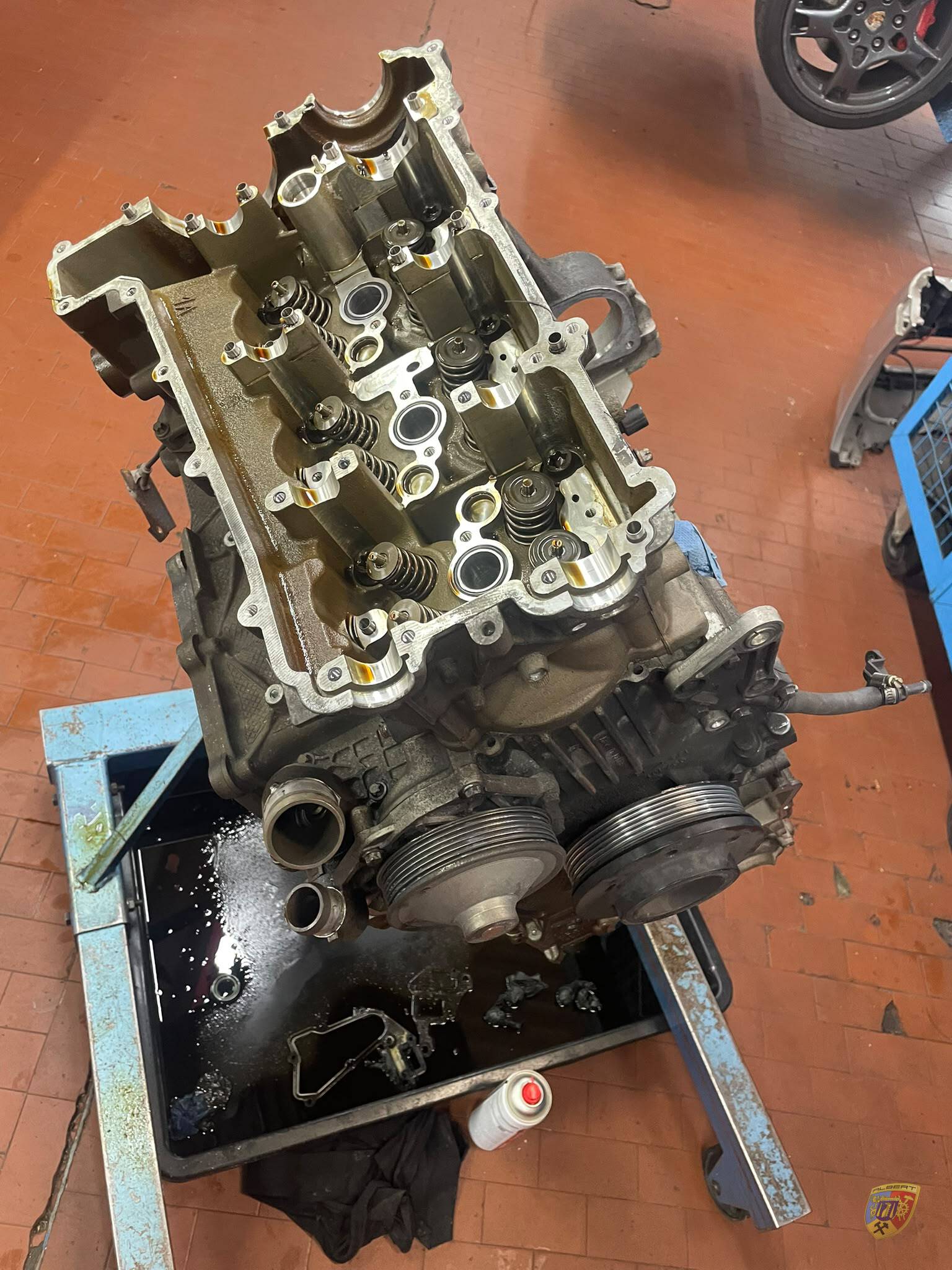 Porsche 997 Carrera Motorreparatur Riefen im Zylinder - Albert Motorsport Oberhausen