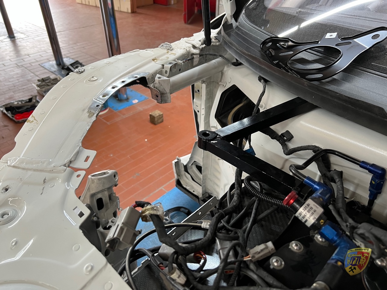 Porsche 991 GT3 Cup Frontschaden Reparatur