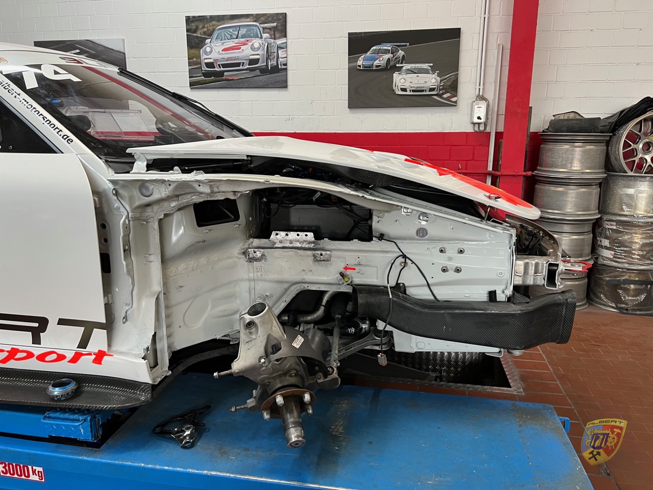 Porsche 991 GT3 Cup Frontschaden Reparatur