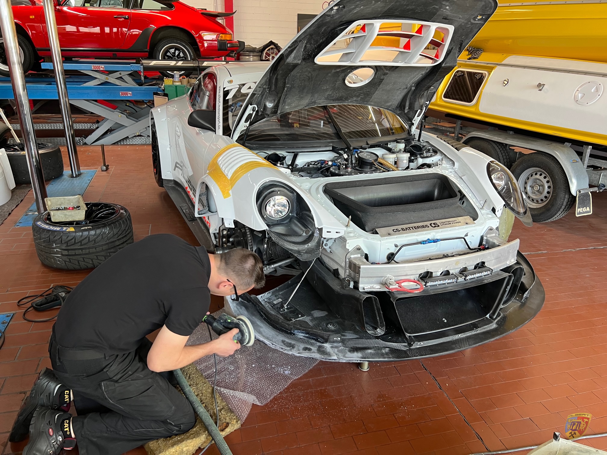 Porsche 991 GT3 Cup Frontschaden Reparatur