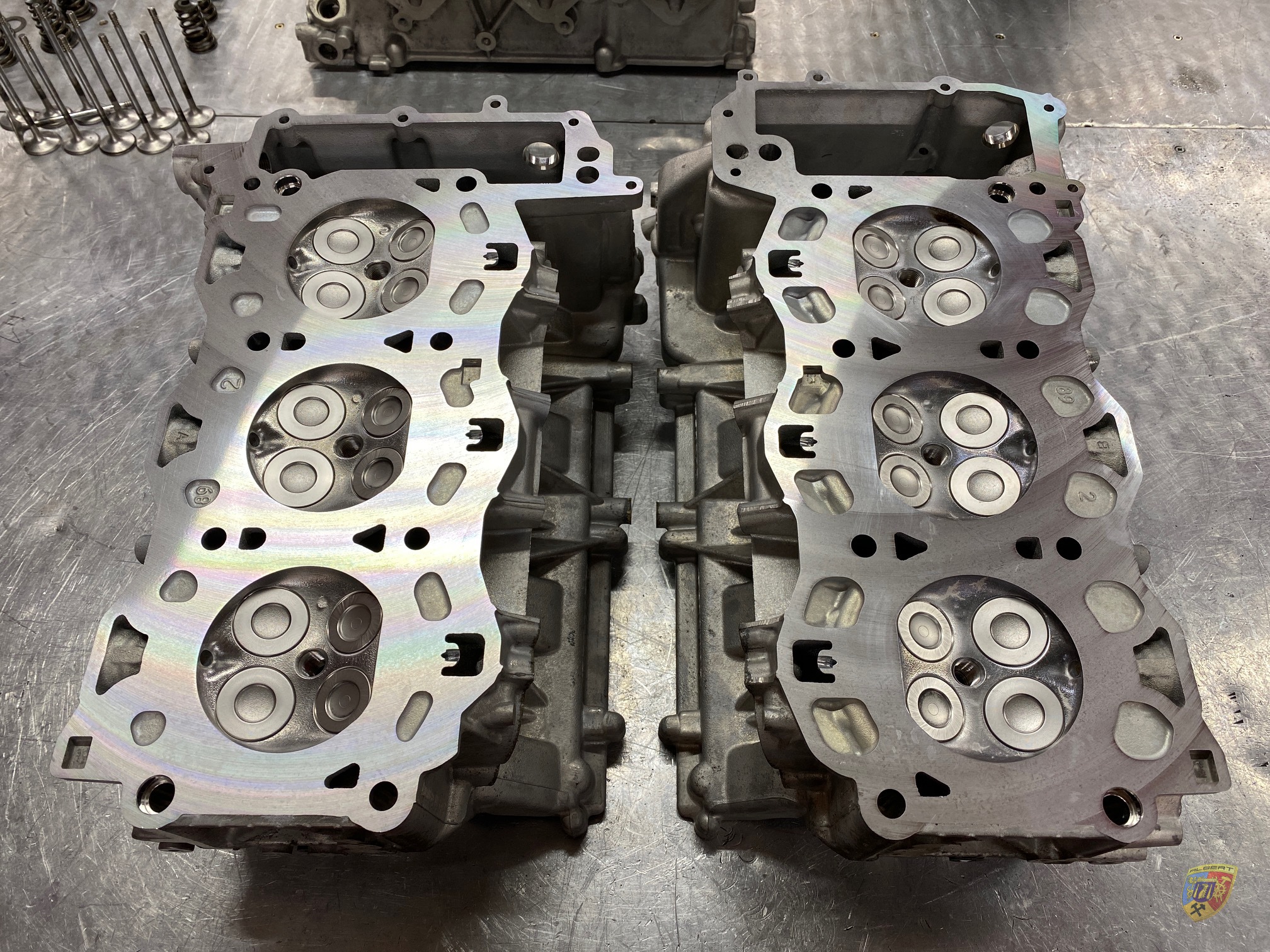 Porsche Boxster Zylinderköpfe Überarbeitung Austrup & Porsche RE