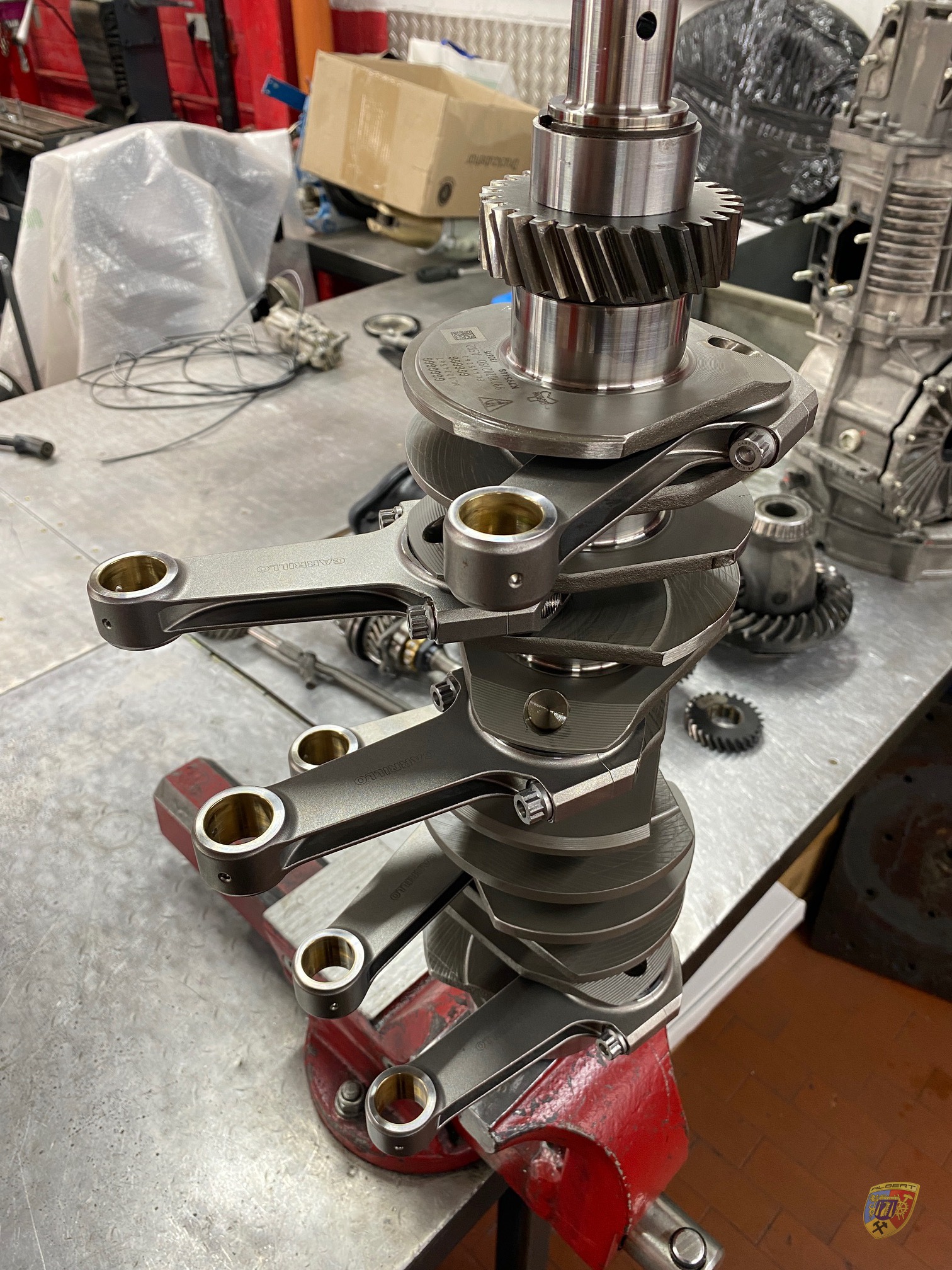Porsche 991.1 GT3 Cup Motor und Getriebe Reparatur 6
