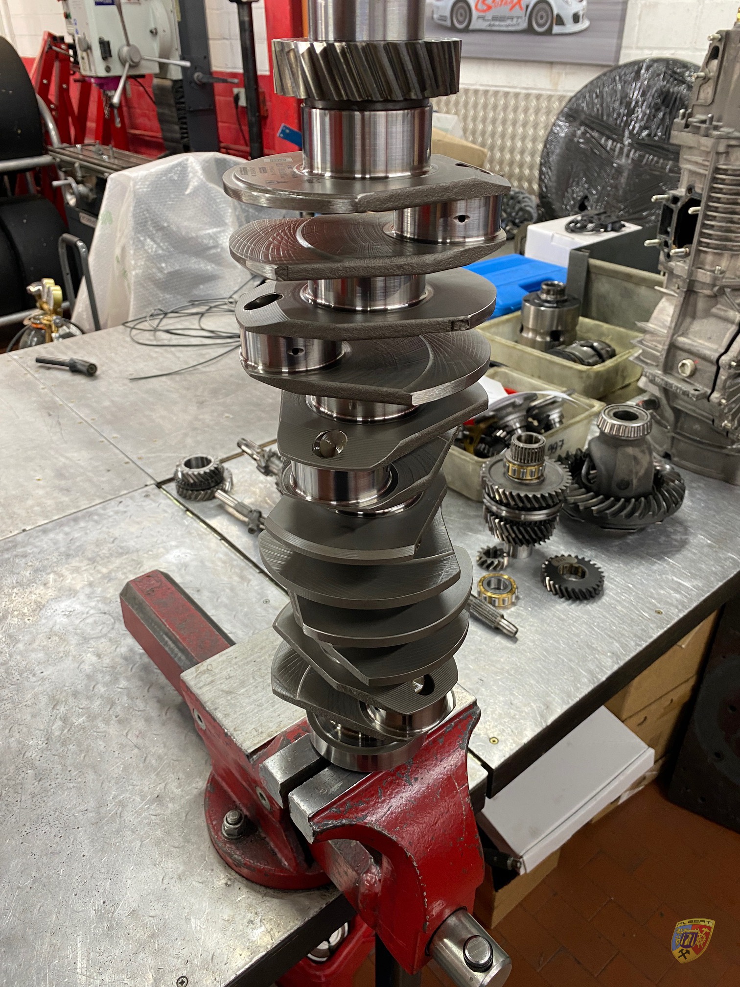 Porsche 991.1 GT3 Cup Motor und Getriebe Reparatur 6
