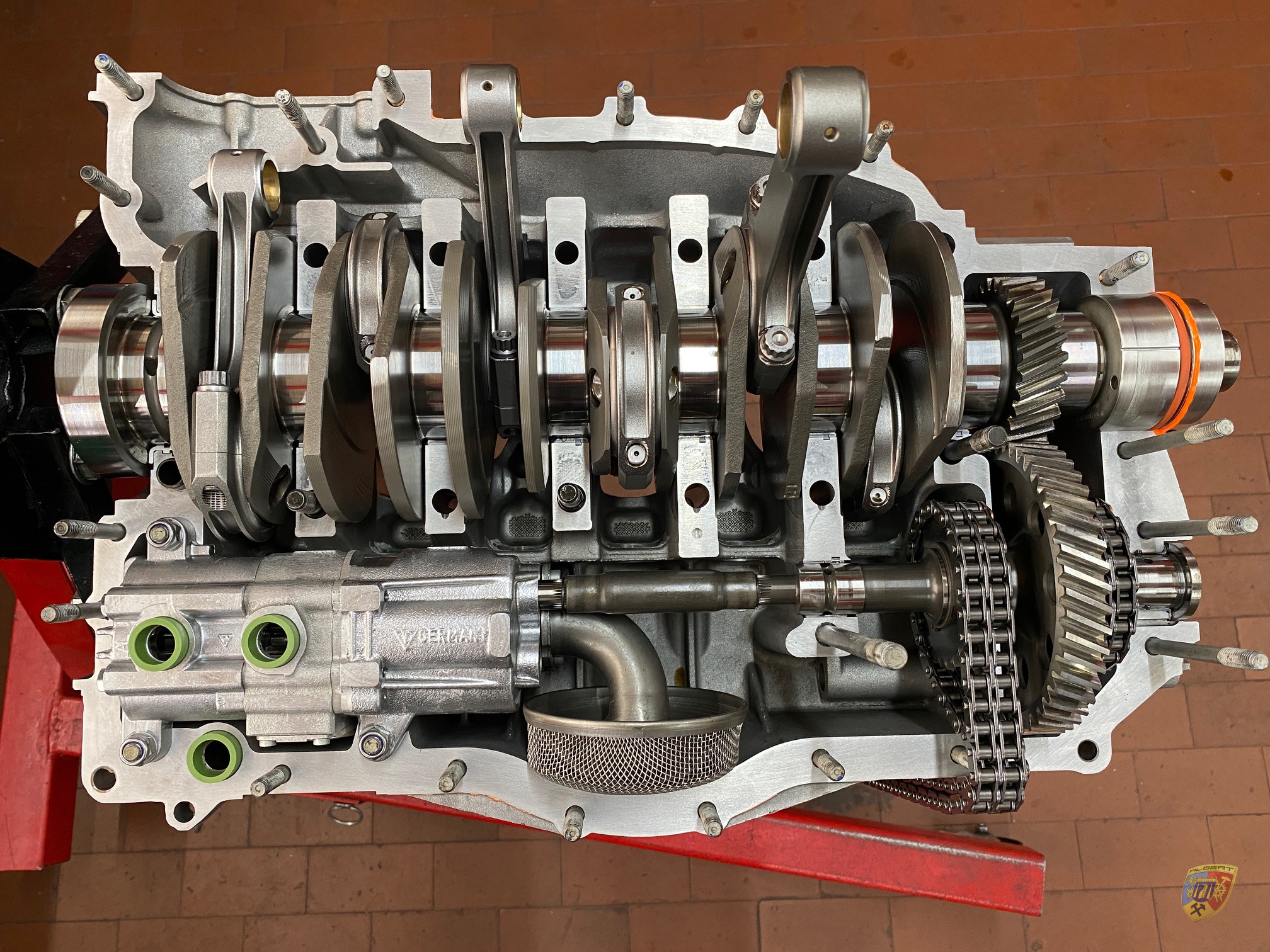Porsche 991.1 GT3 Cup Motor und Getriebe Reparatur 6