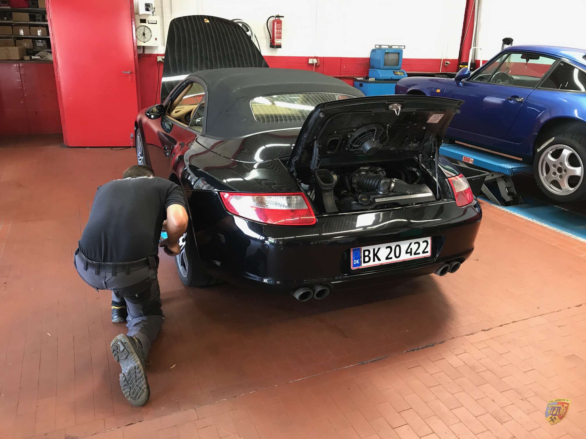 Porsche 997 Carrera Motorschaden Dänemark Kristensen