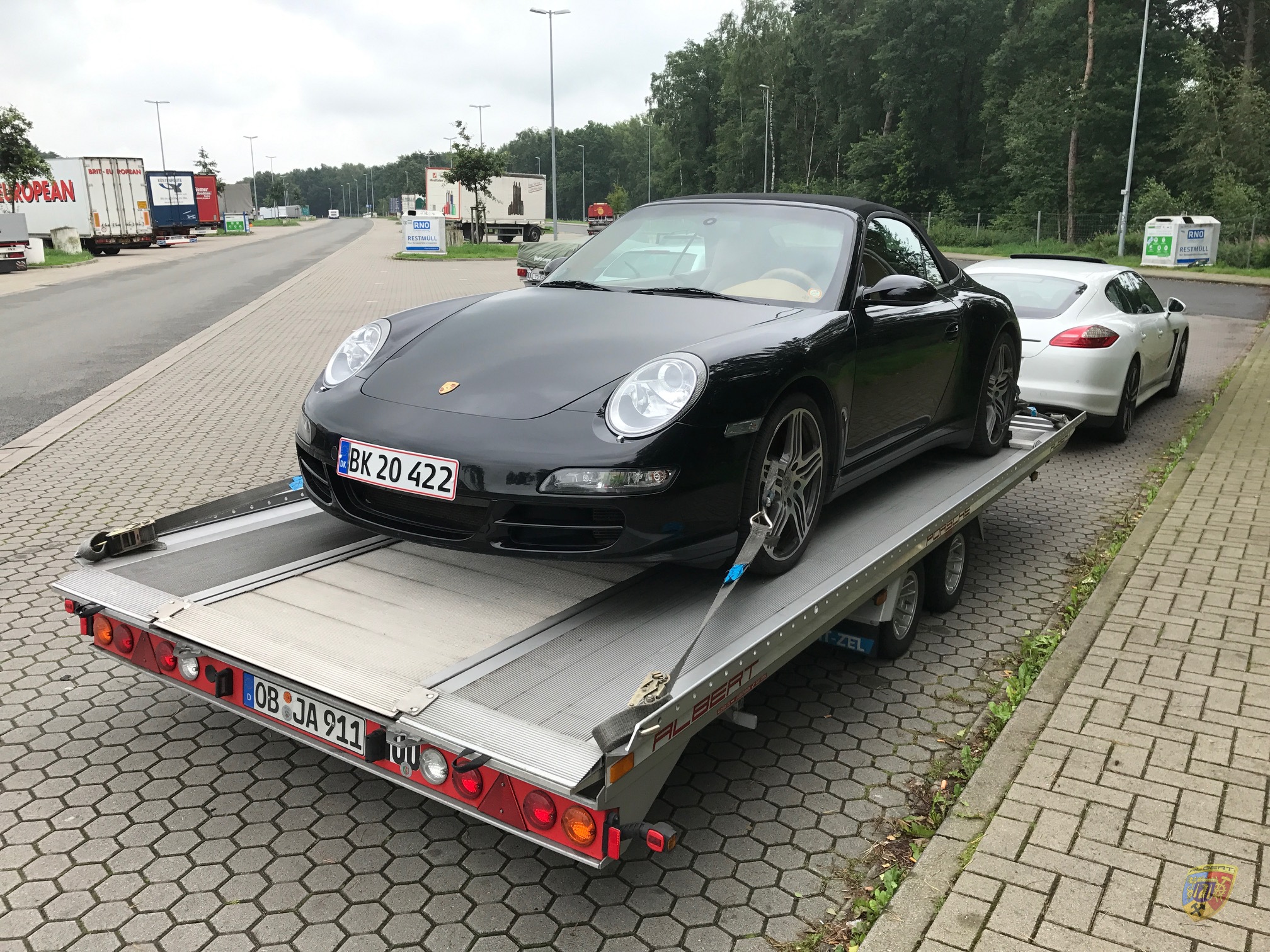 Porsche 997 Carrera Motorschaden Dänemark Kristensen