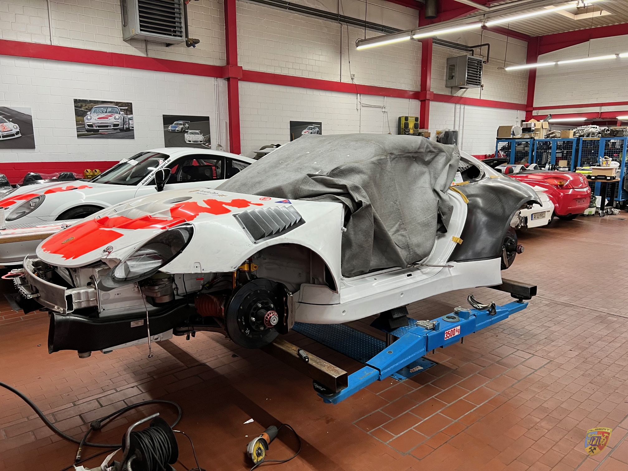 Porsche 991 GT3 MR Umbau auf 991 GT3 R by Albert Motorsport