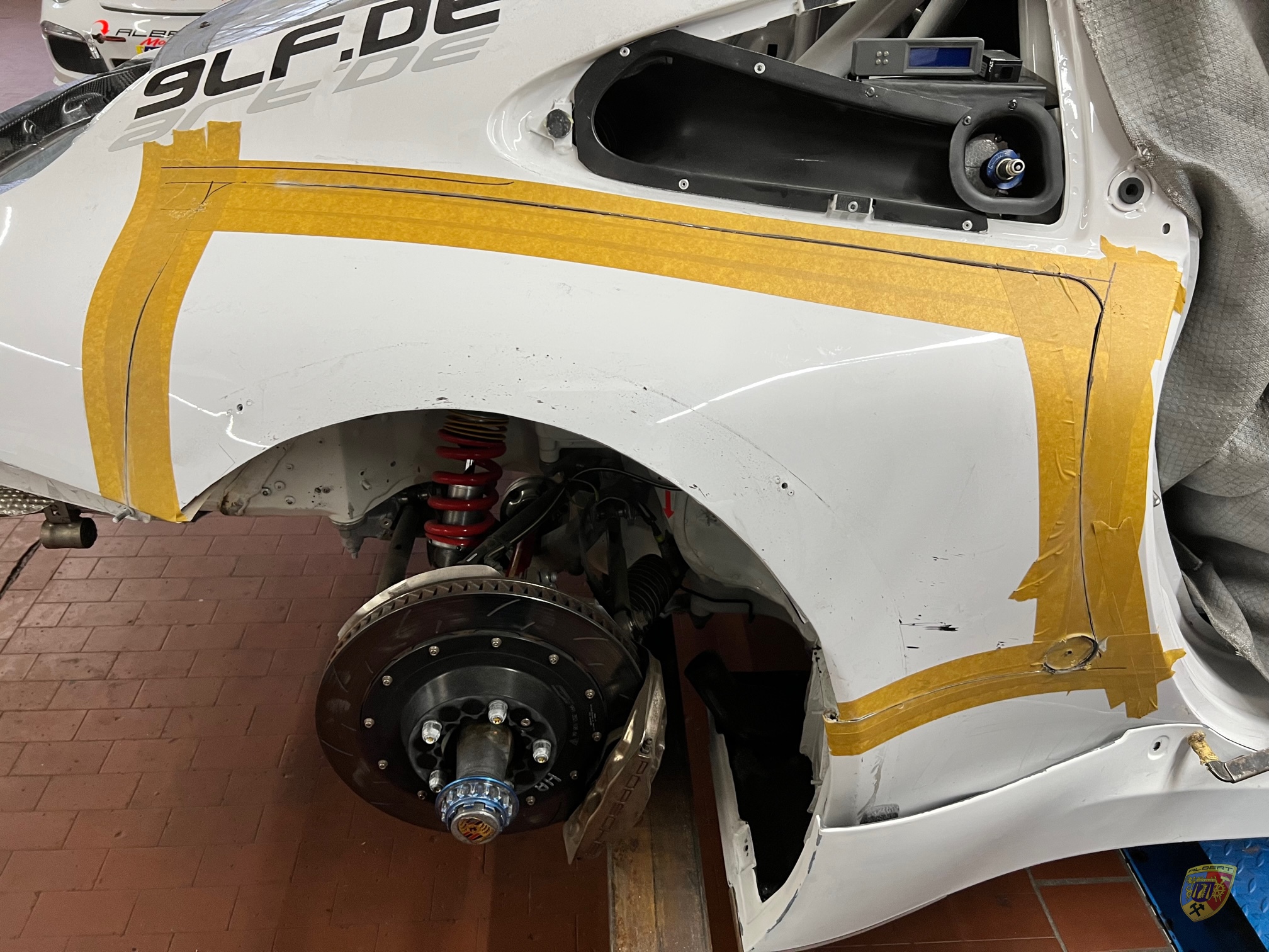 Porsche 991 GT3 MR Umbau auf 991 GT3 R by Albert Motorsport