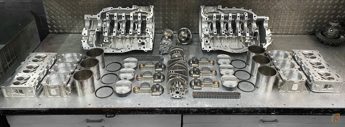 Neuaufbau 4.4 Liter Albert Motorsport Rennmotor für Porsche 911 - 996 - 997 - 991