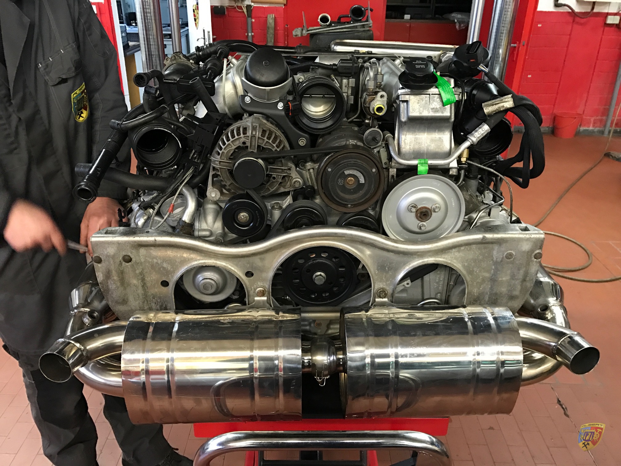 Porsche 997 Turbo Motorschaden Kunde Jxxxx