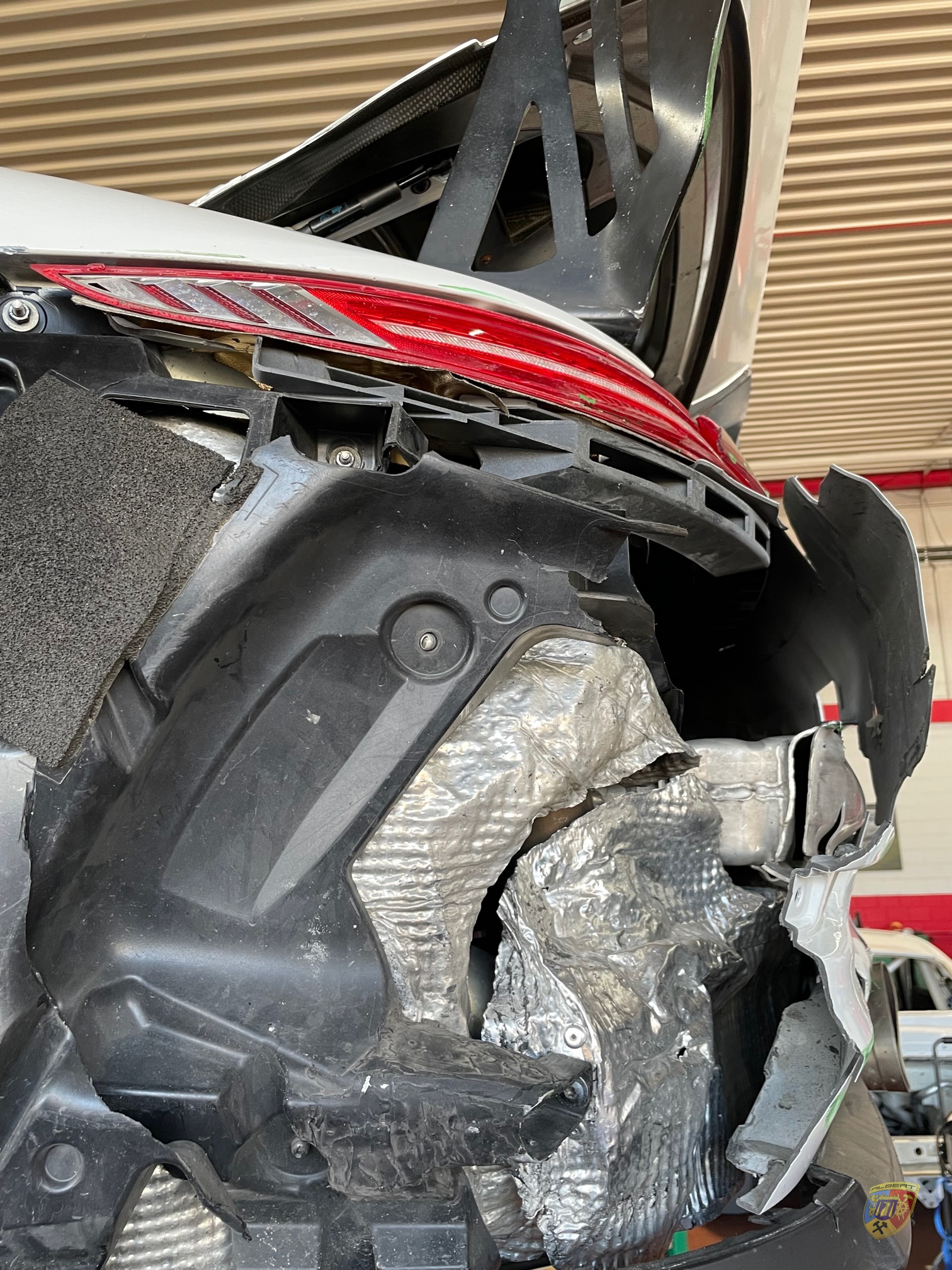 991 GT3 Cup Unfallreparatur