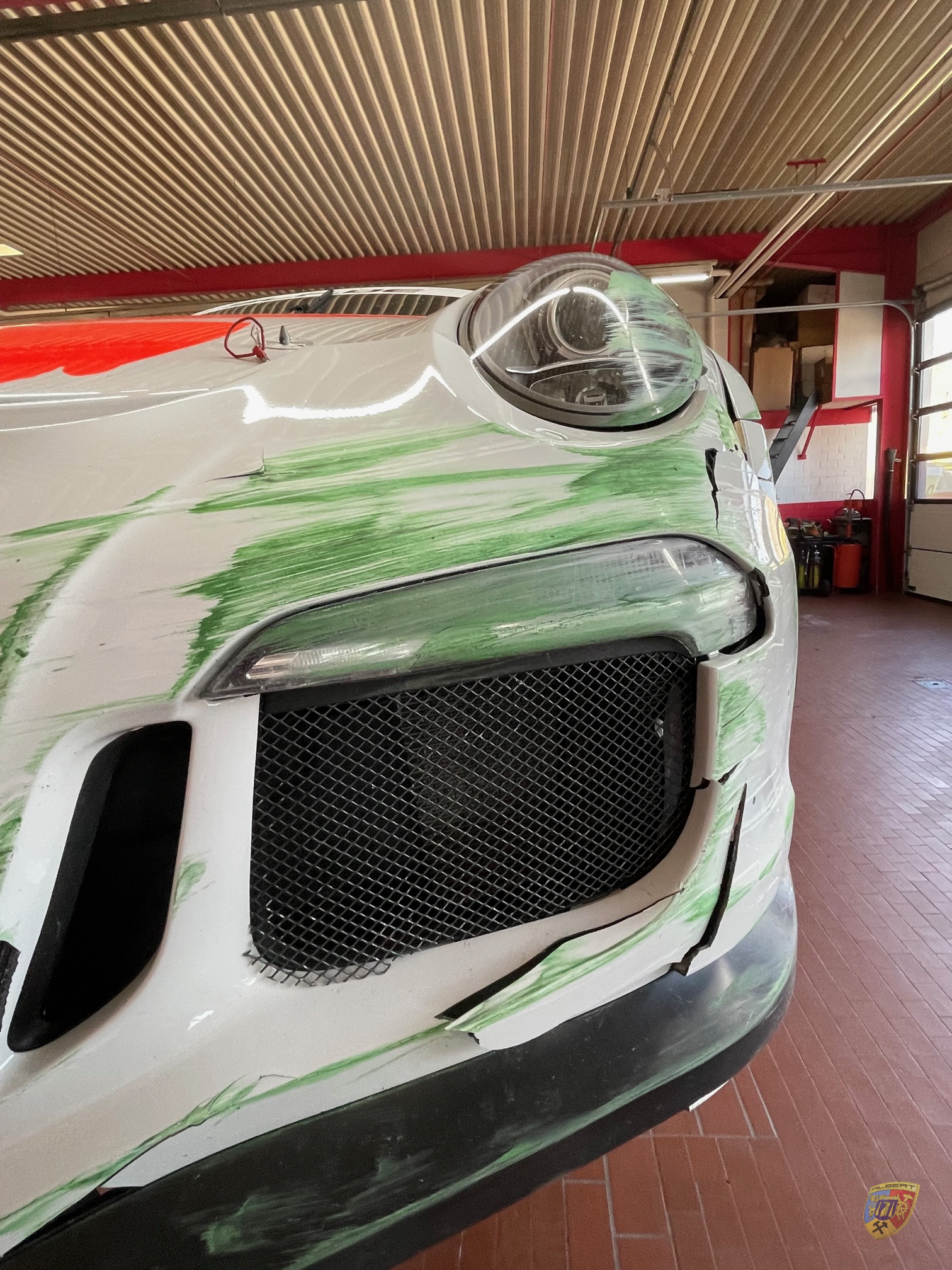 991 GT3 Cup Unfallreparatur