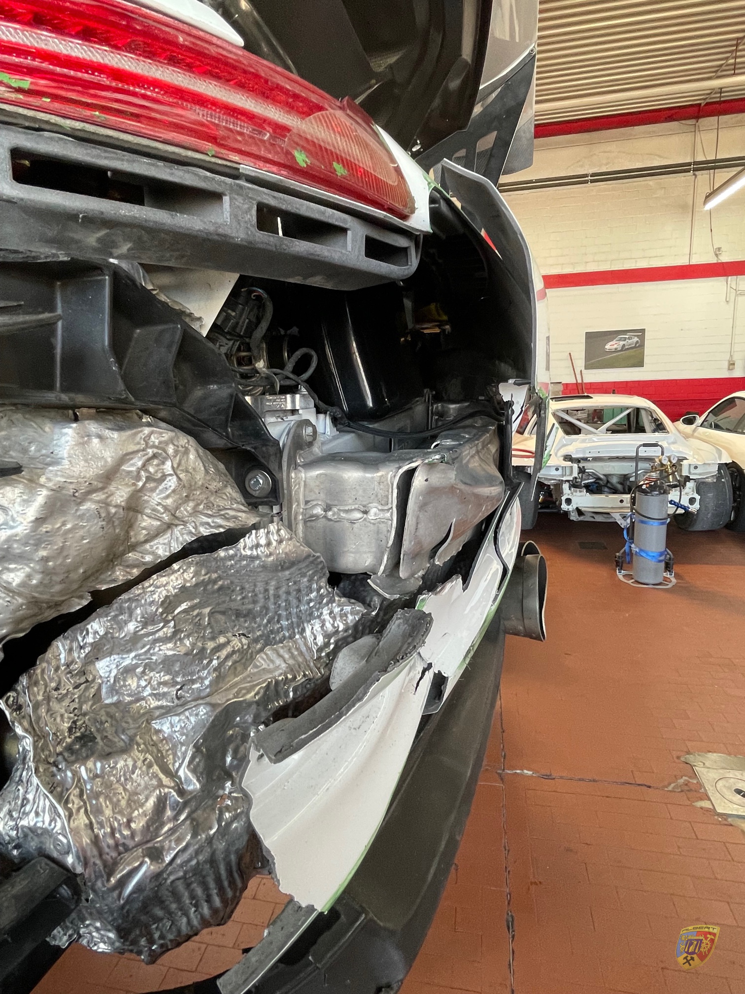 991 GT3 Cup Unfallreparatur