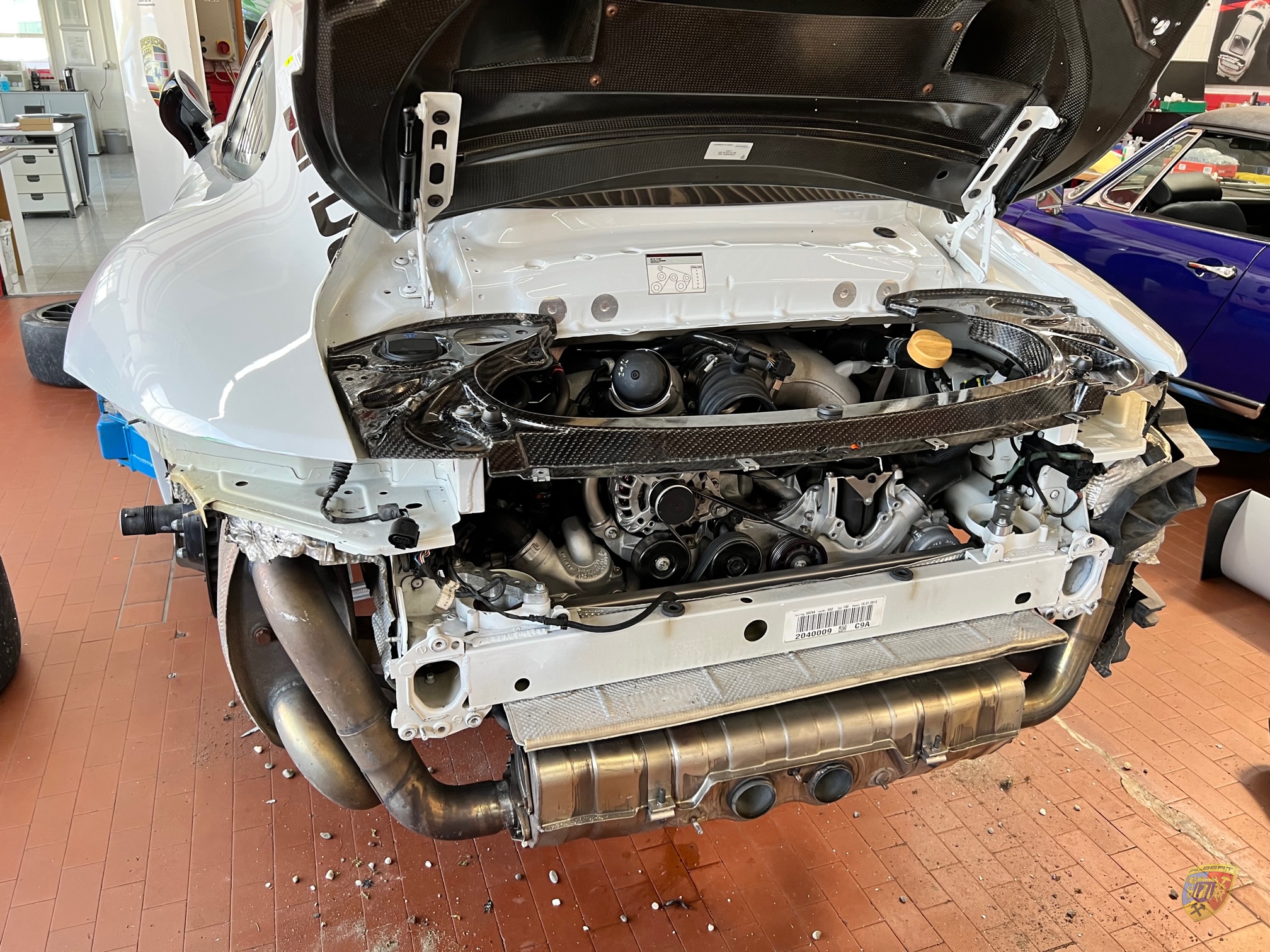 991 GT3 Cup Unfallreparatur