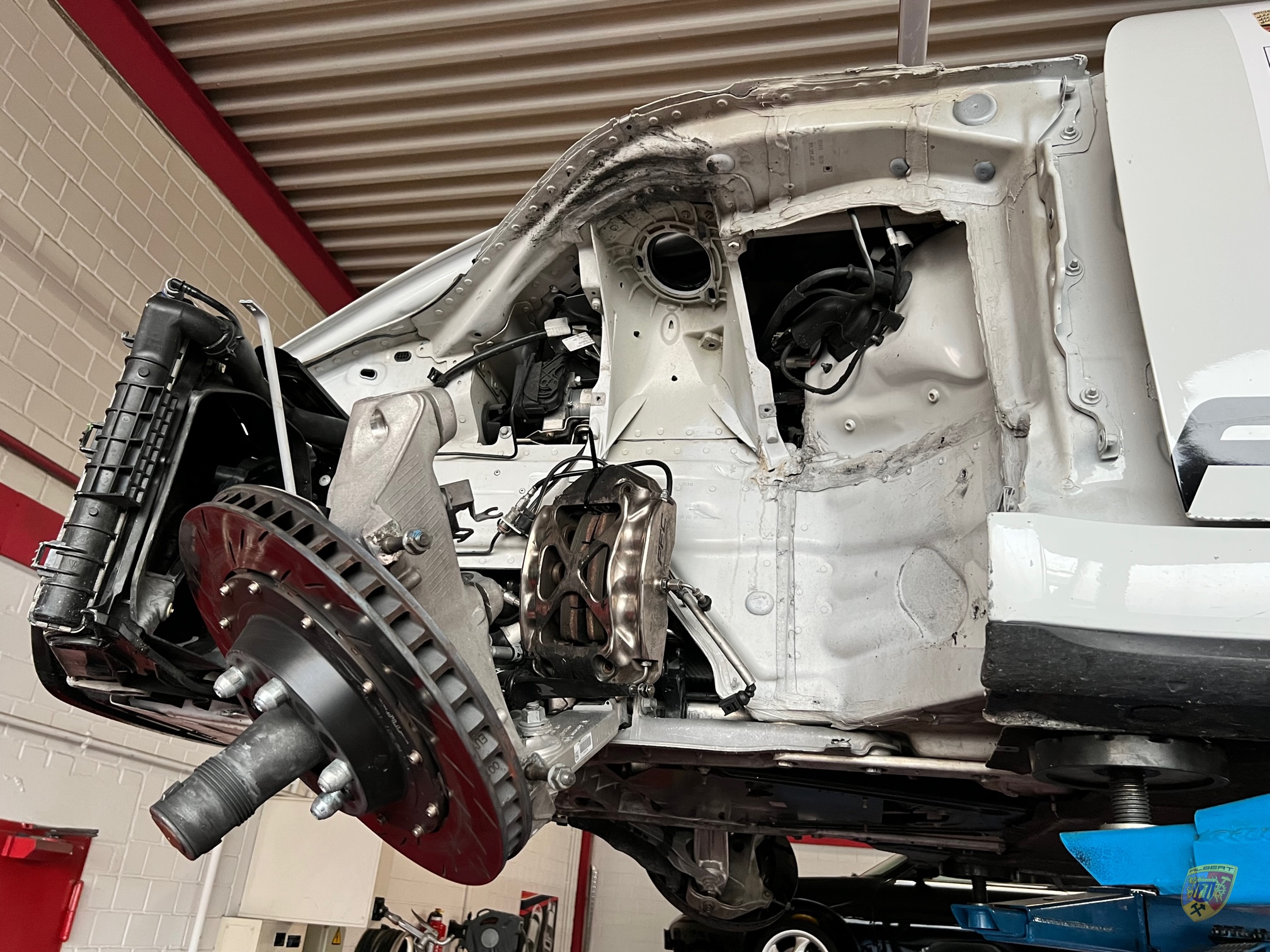 991 GT3 Cup Unfallreparatur