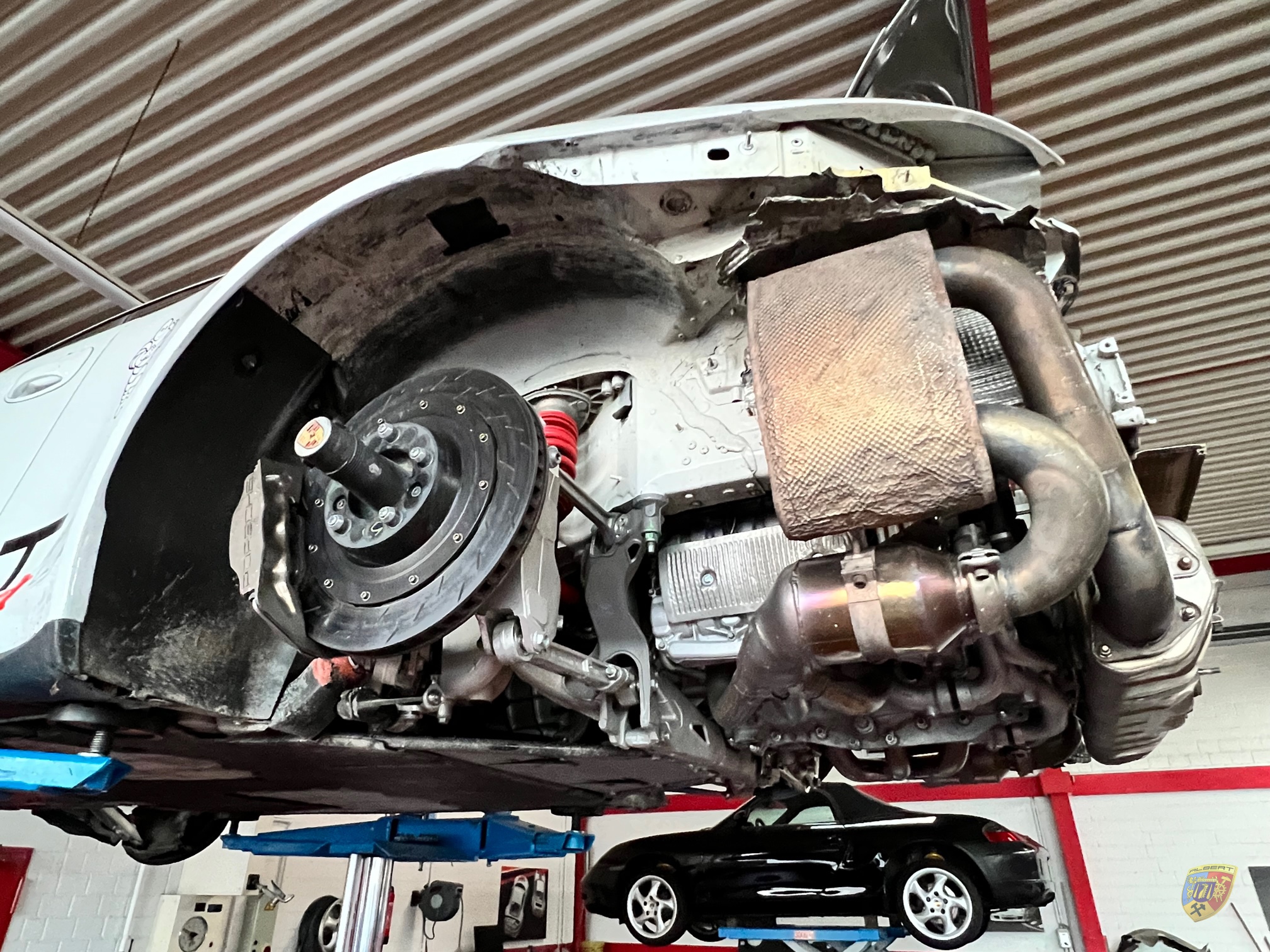 991 GT3 Cup Unfallreparatur