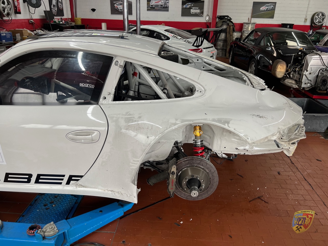 Porsche 997 GT3 R Unfallschaden Wasxxx