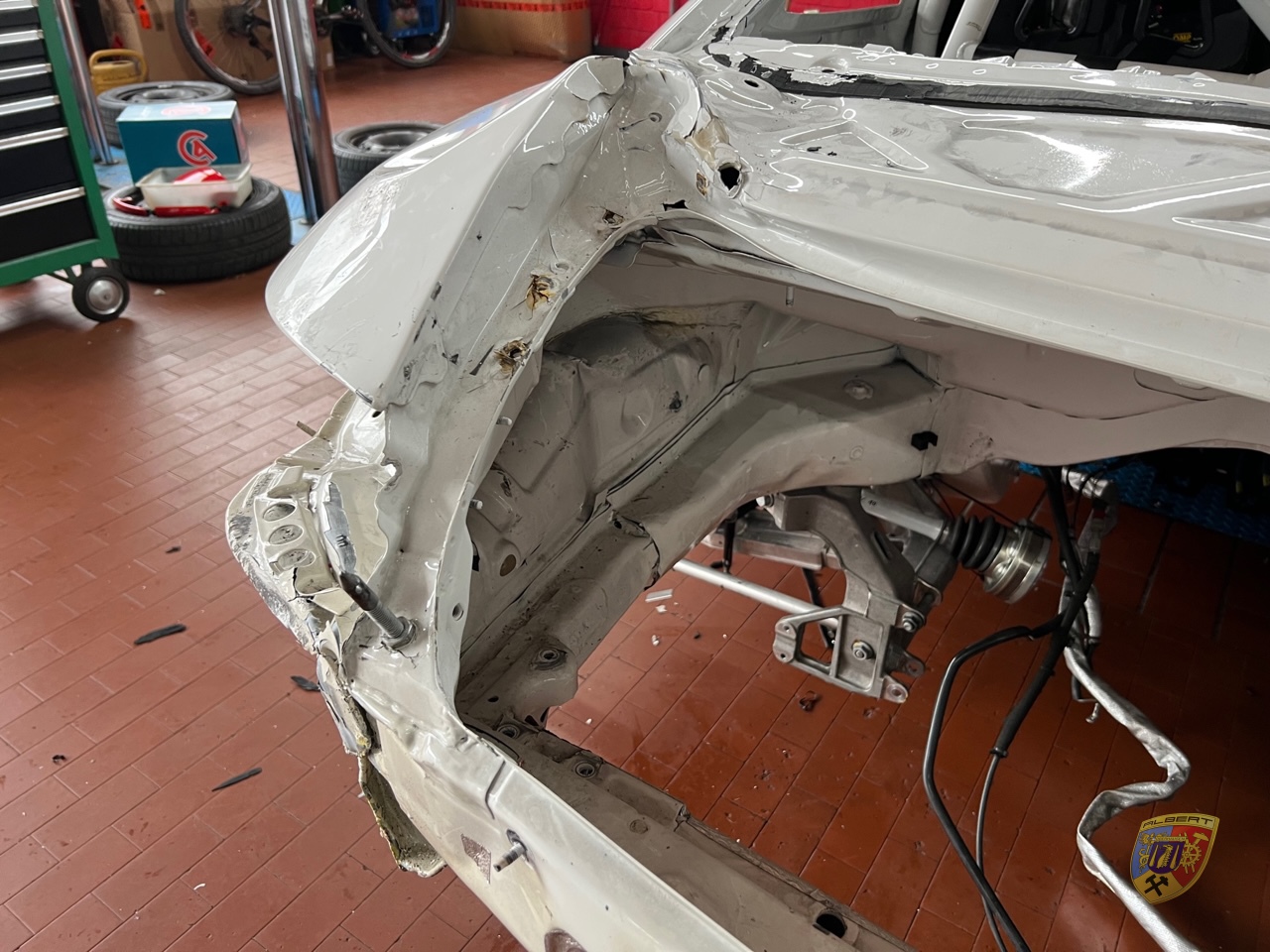 Porsche 997 GT3 R Unfallschaden Wasxxx