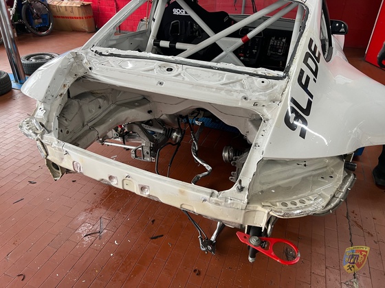 Porsche 997 GT3 R Unfallschaden Wasxxx