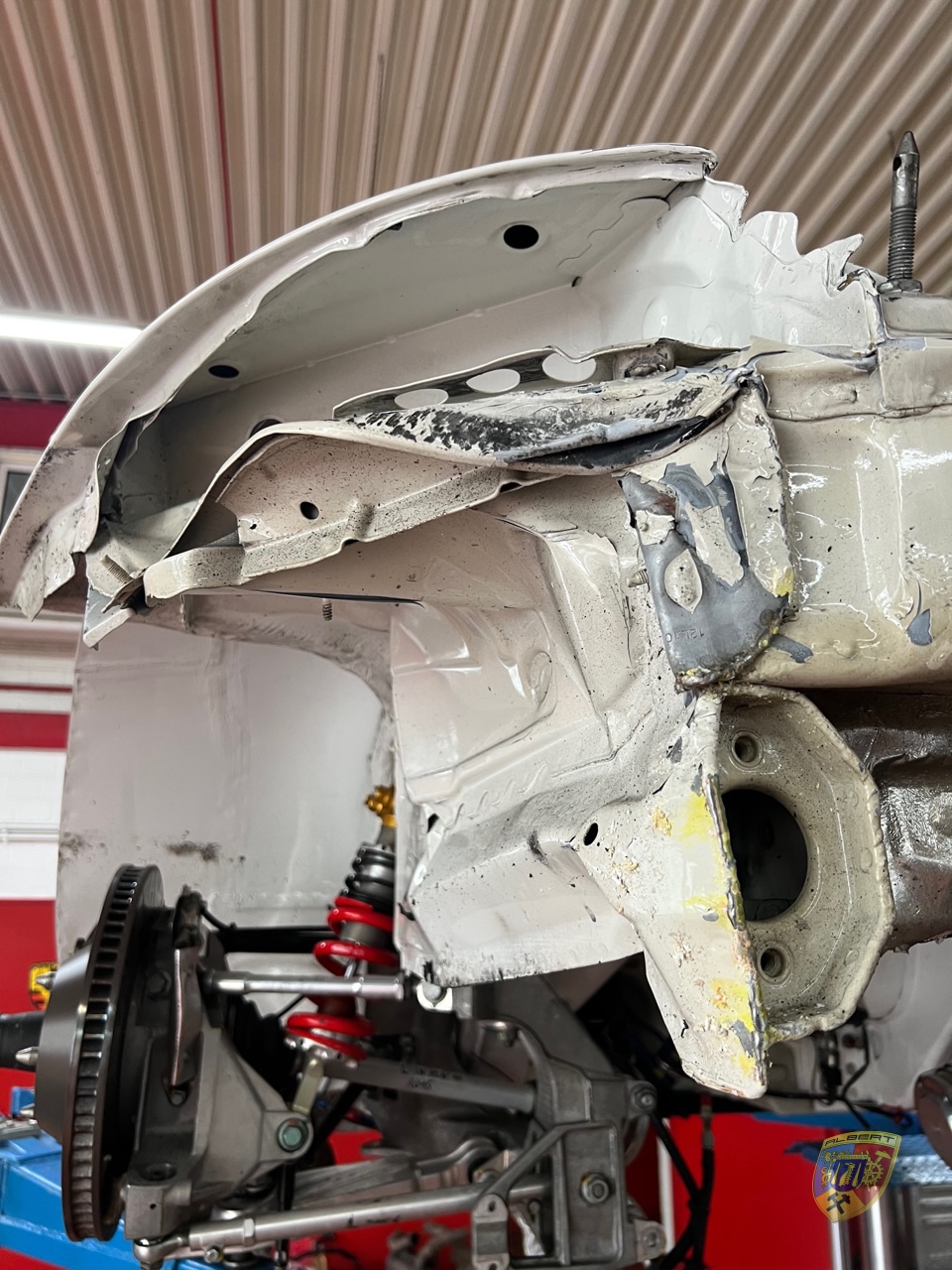 Porsche 997 GT3 R Unfallschaden Wasxxx