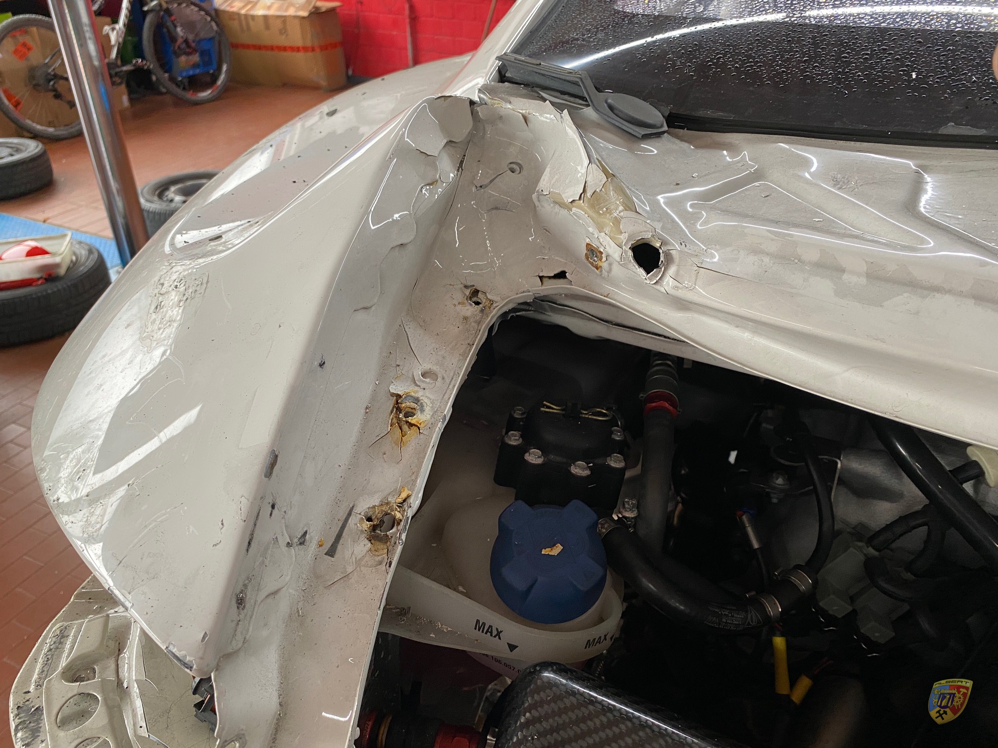Porsche 997 GT3 R Unfallschaden Wasxxx