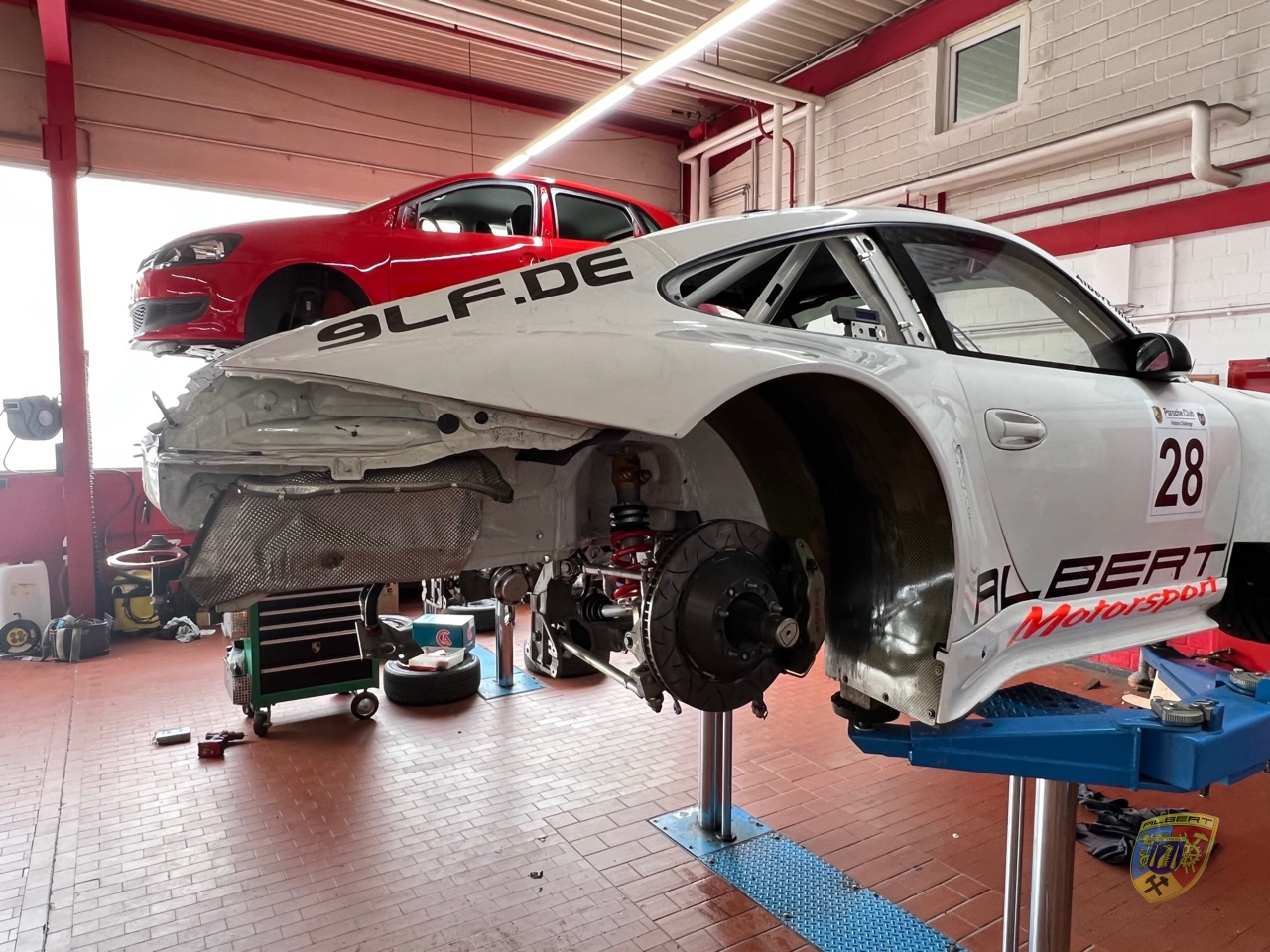 Porsche 997 GT3 R Unfallschaden Wasxxx